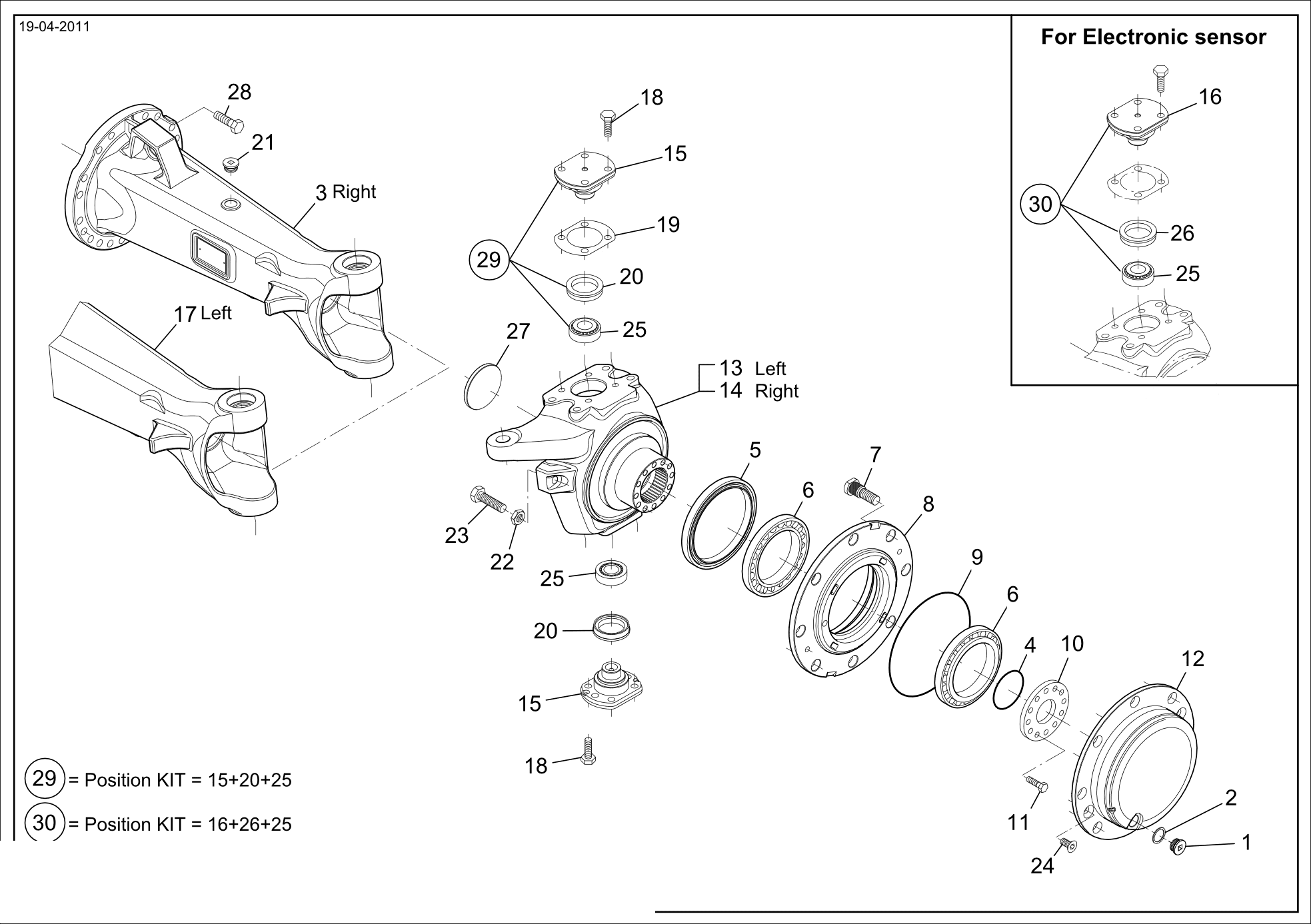 drawing for CNH NEW HOLLAND 87611438 - WHEEL STUD (figure 4)