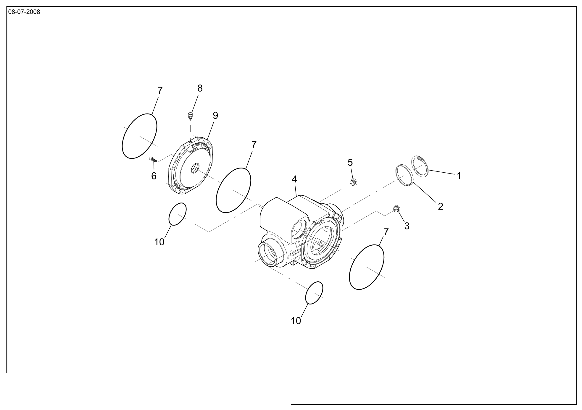 drawing for CNH NEW HOLLAND 71482548 - SEAL - O-RING (figure 4)