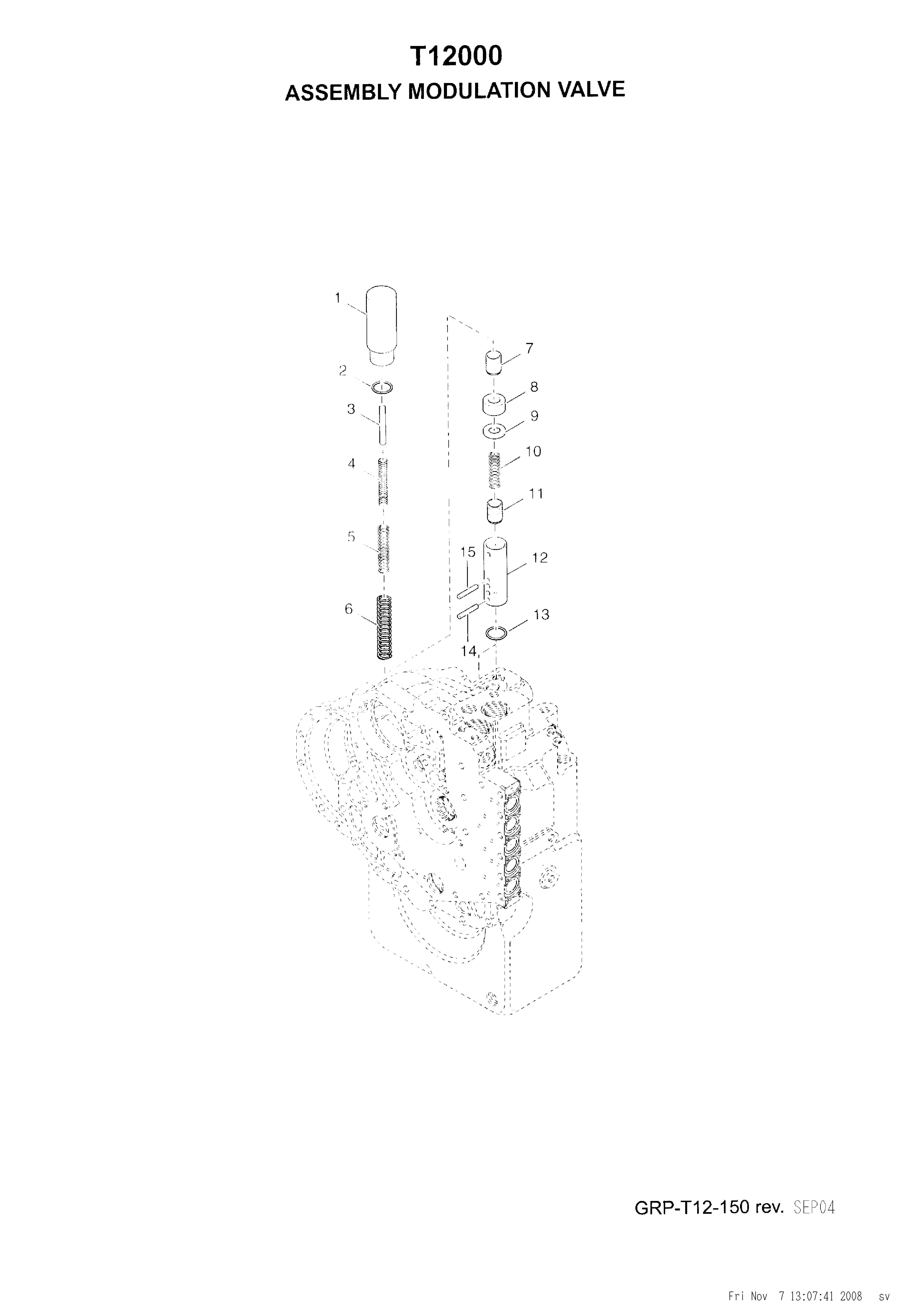 drawing for CNH NEW HOLLAND 219326A1 - SPOOL (figure 1)