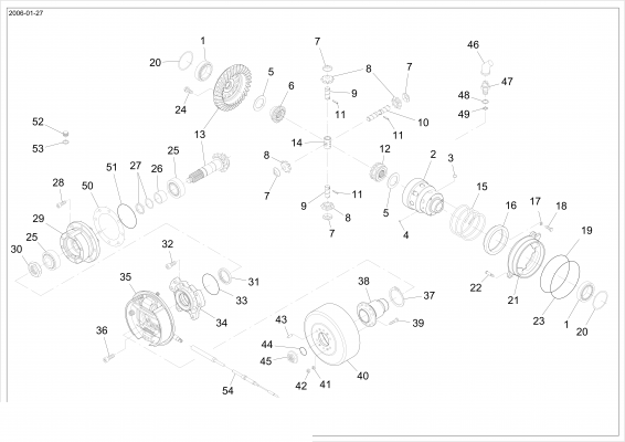 drawing for VENIERI 243.2.419 - BRAKE (figure 4)