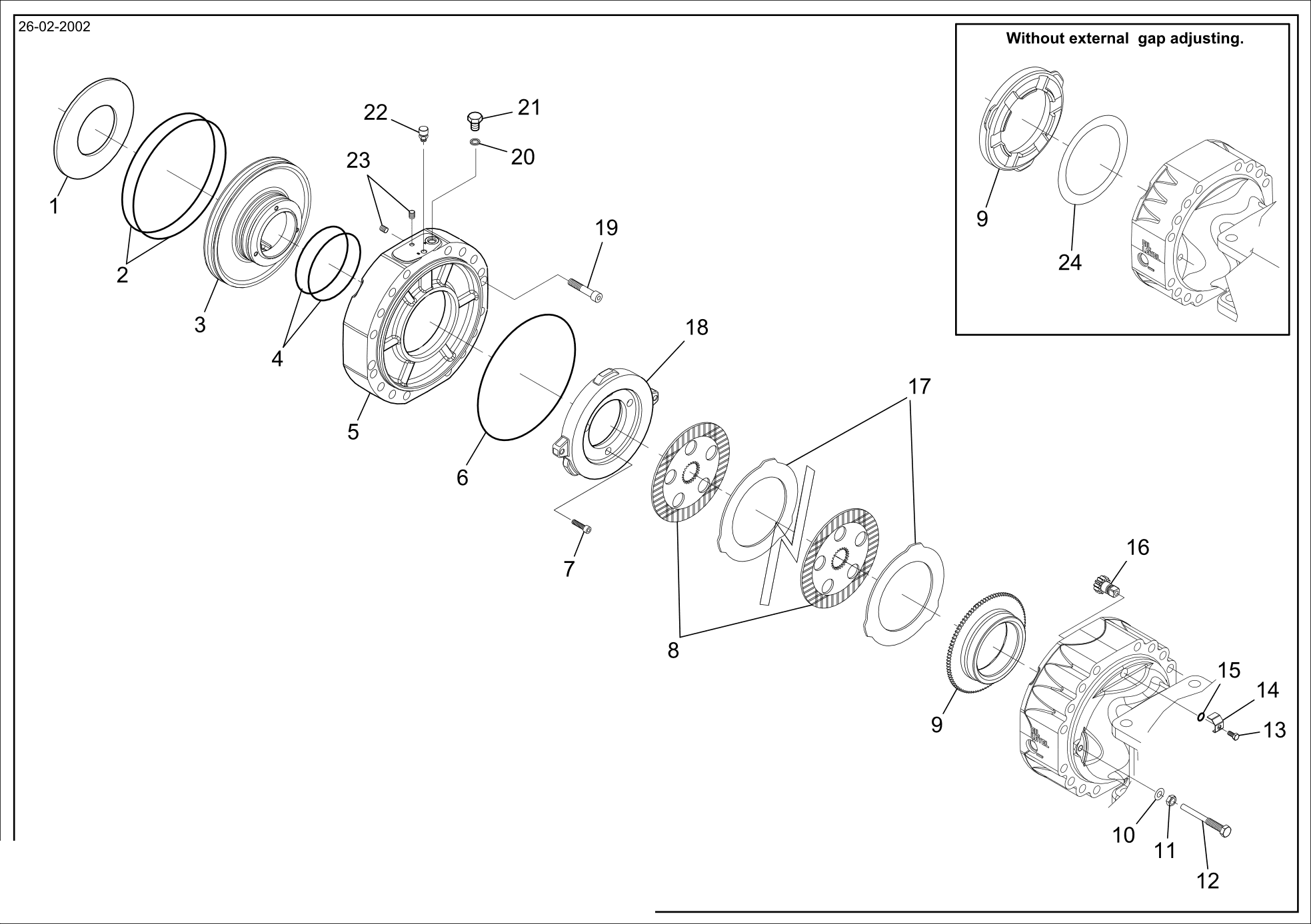 drawing for GEHL 102620 - SEAL - O-RING (figure 5)
