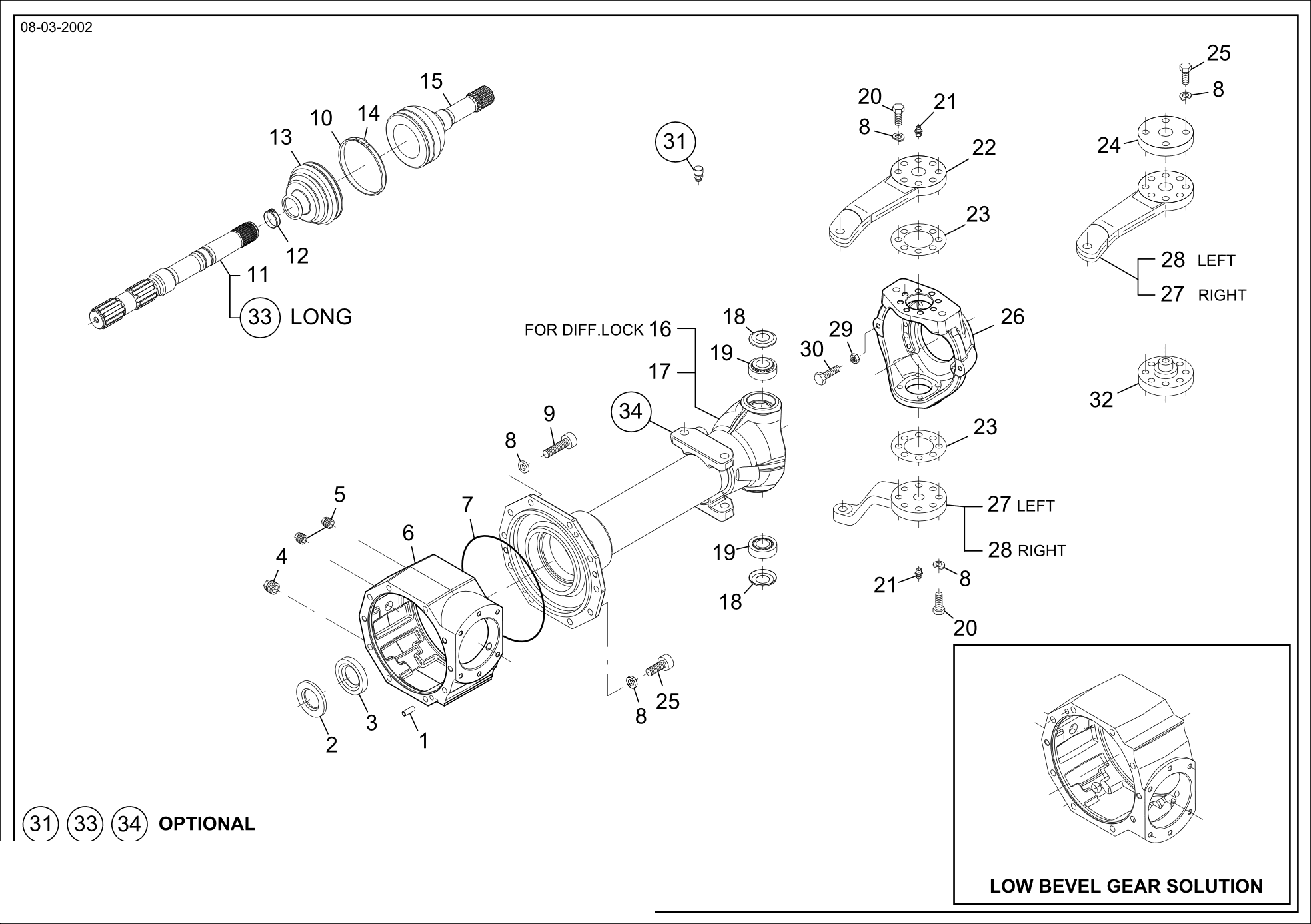 drawing for PRO CUT 59769372 - STEERING ARM (figure 2)