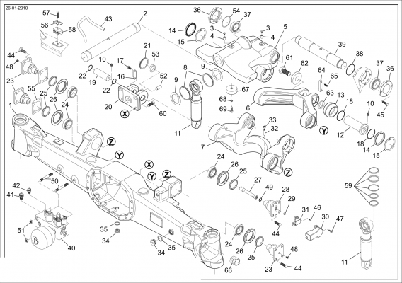 drawing for AGCO 001053759 - SEAL - O-RING (figure 3)