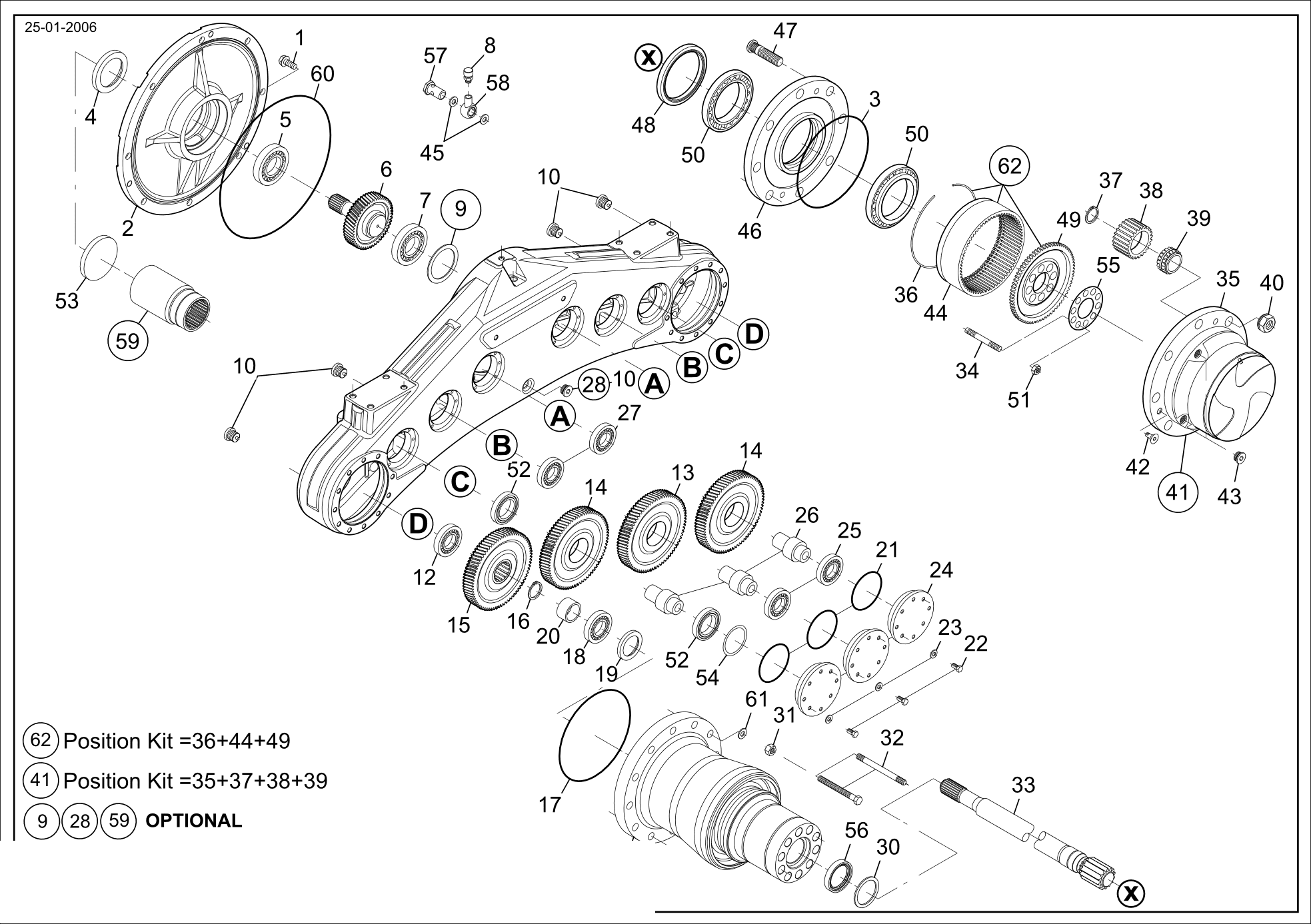 drawing for CNH NEW HOLLAND 75288912 - BALL BEARING (figure 4)