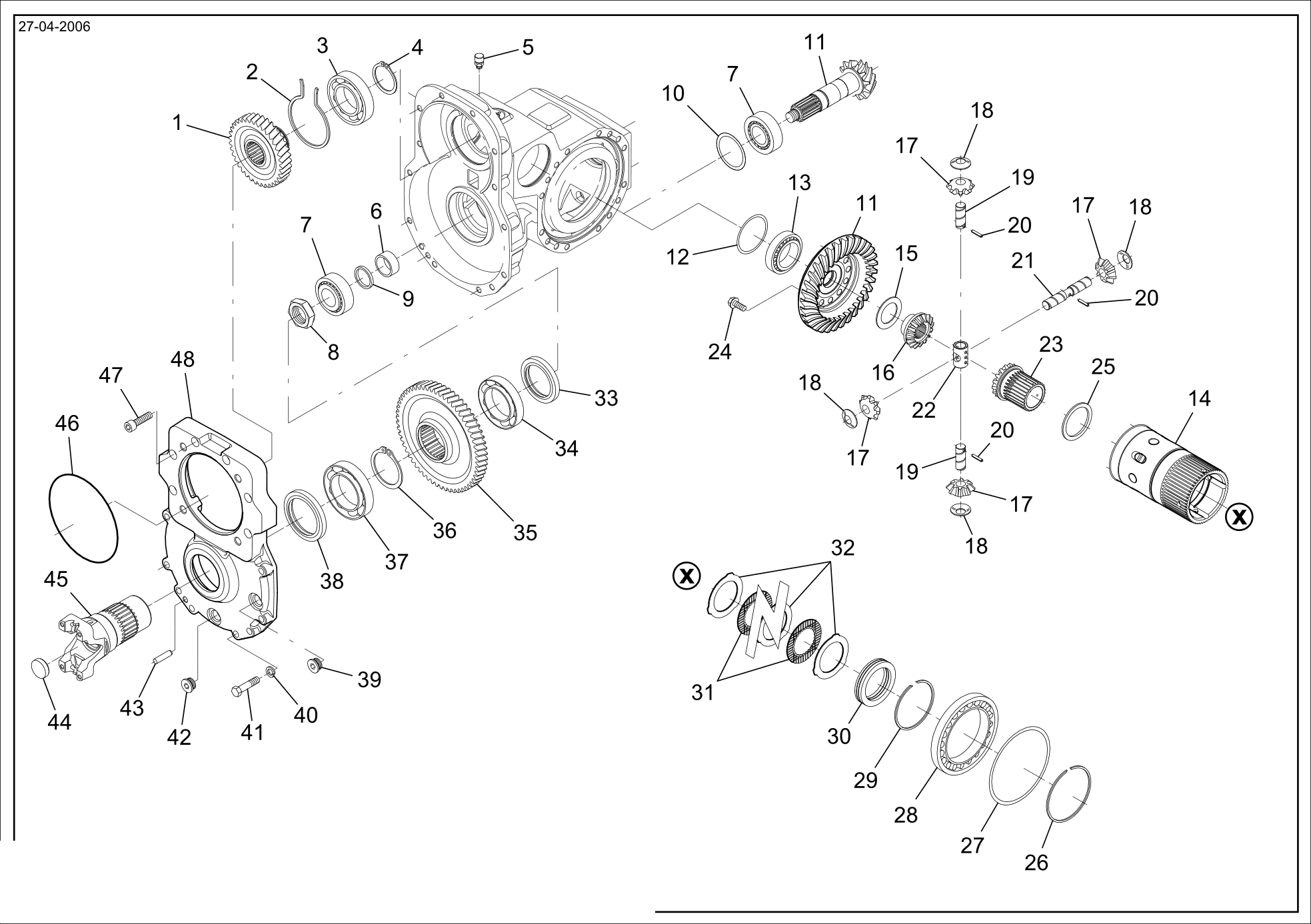 drawing for CNH NEW HOLLAND 84512546 - GEAR (figure 5)