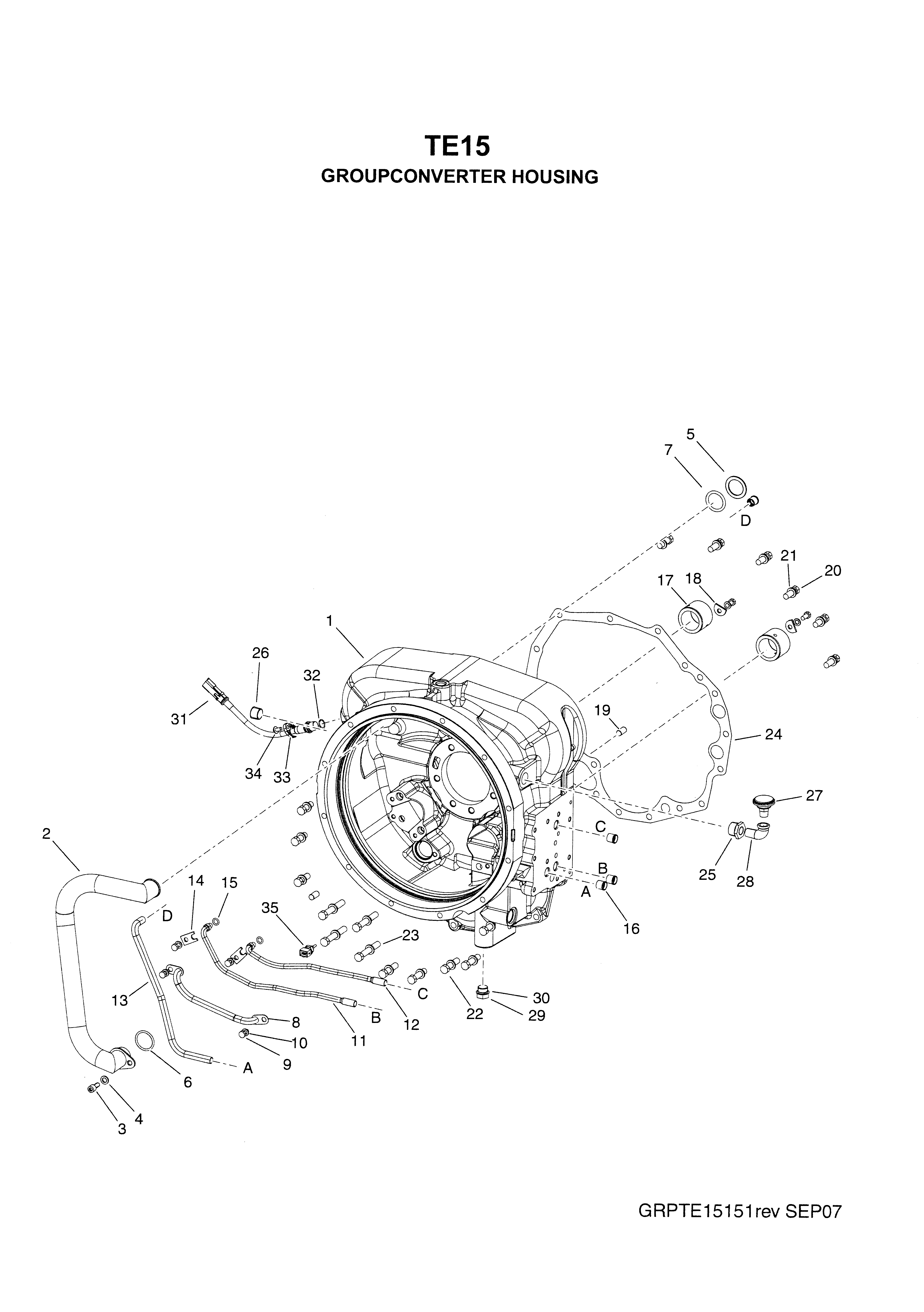 drawing for DOOSAN 301310-00013 - SPEED SENSOR (figure 4)