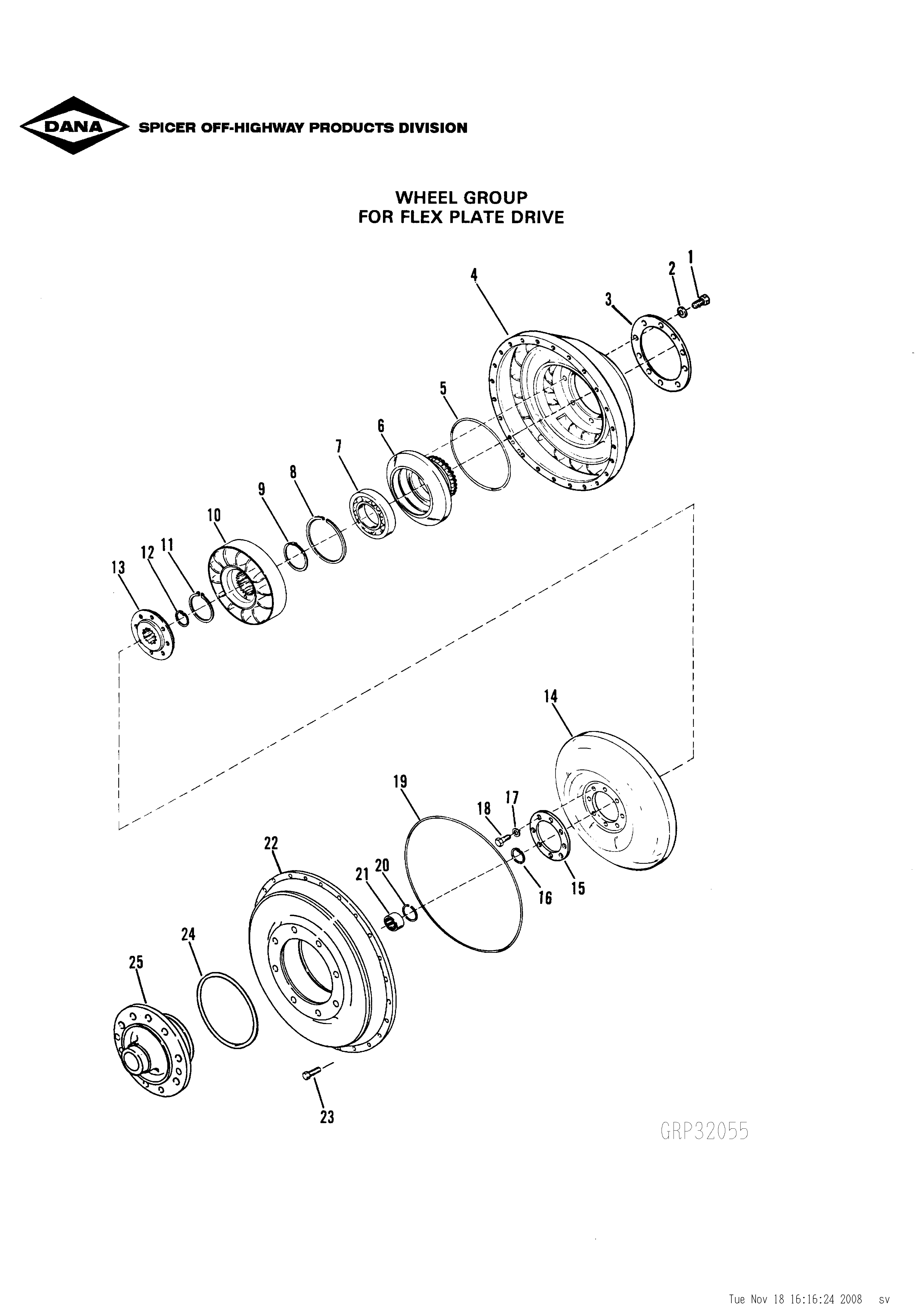 drawing for CNH NEW HOLLAND A18034 - HUB (figure 3)