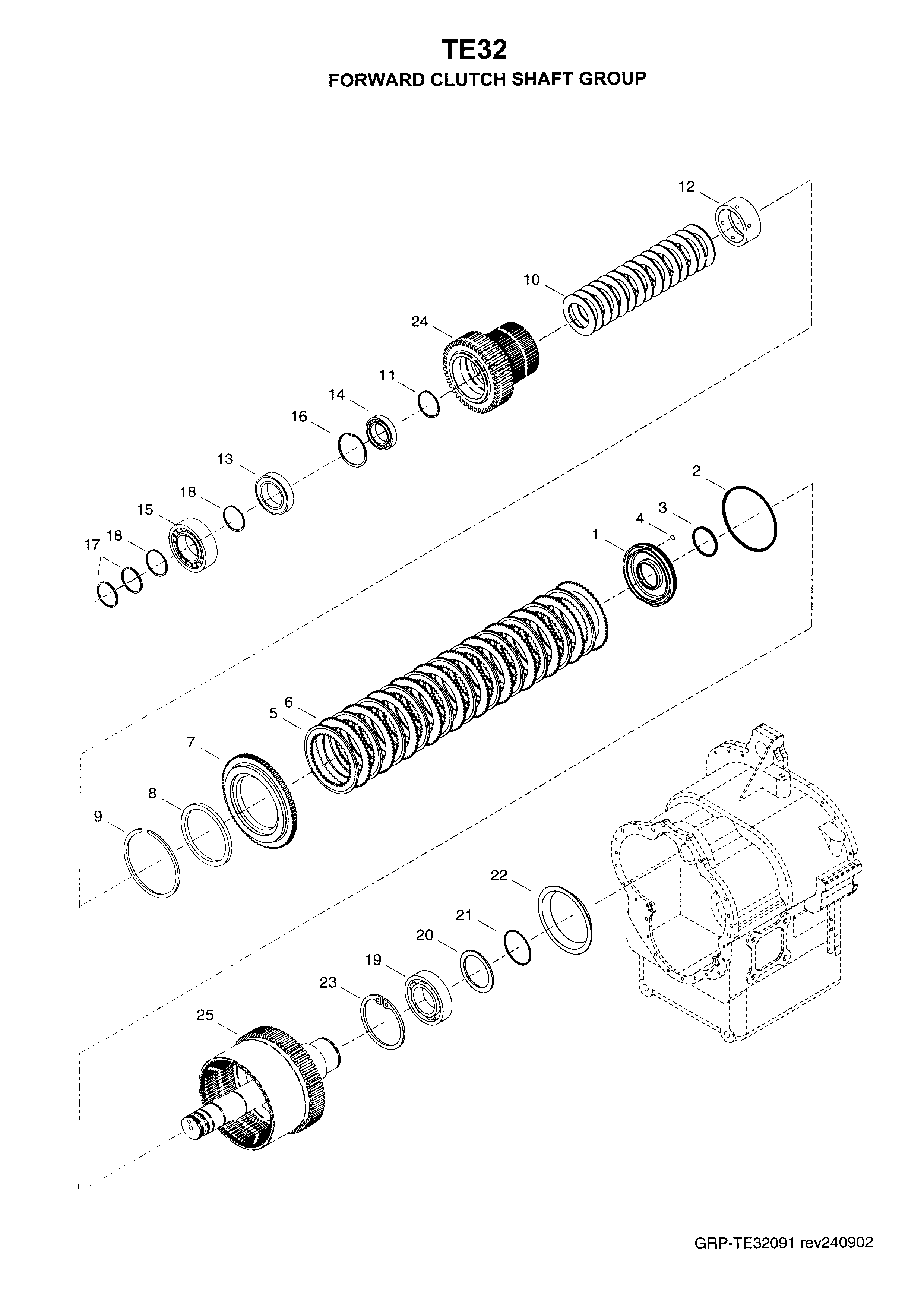 drawing for FMC FM6018MP - CLUTCH PLATE (figure 1)