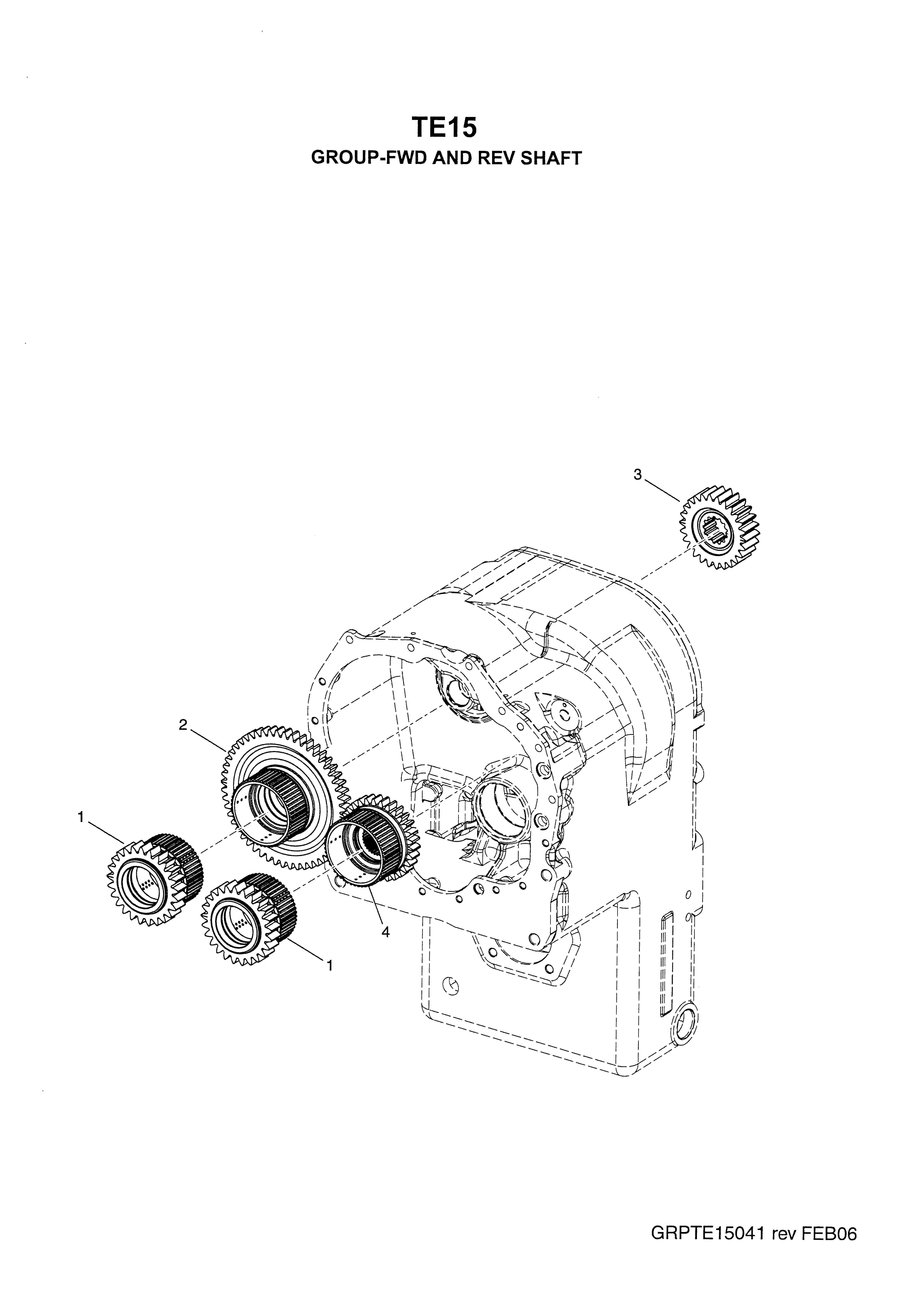 drawing for CNH NEW HOLLAND 70673958 - GEAR (figure 1)