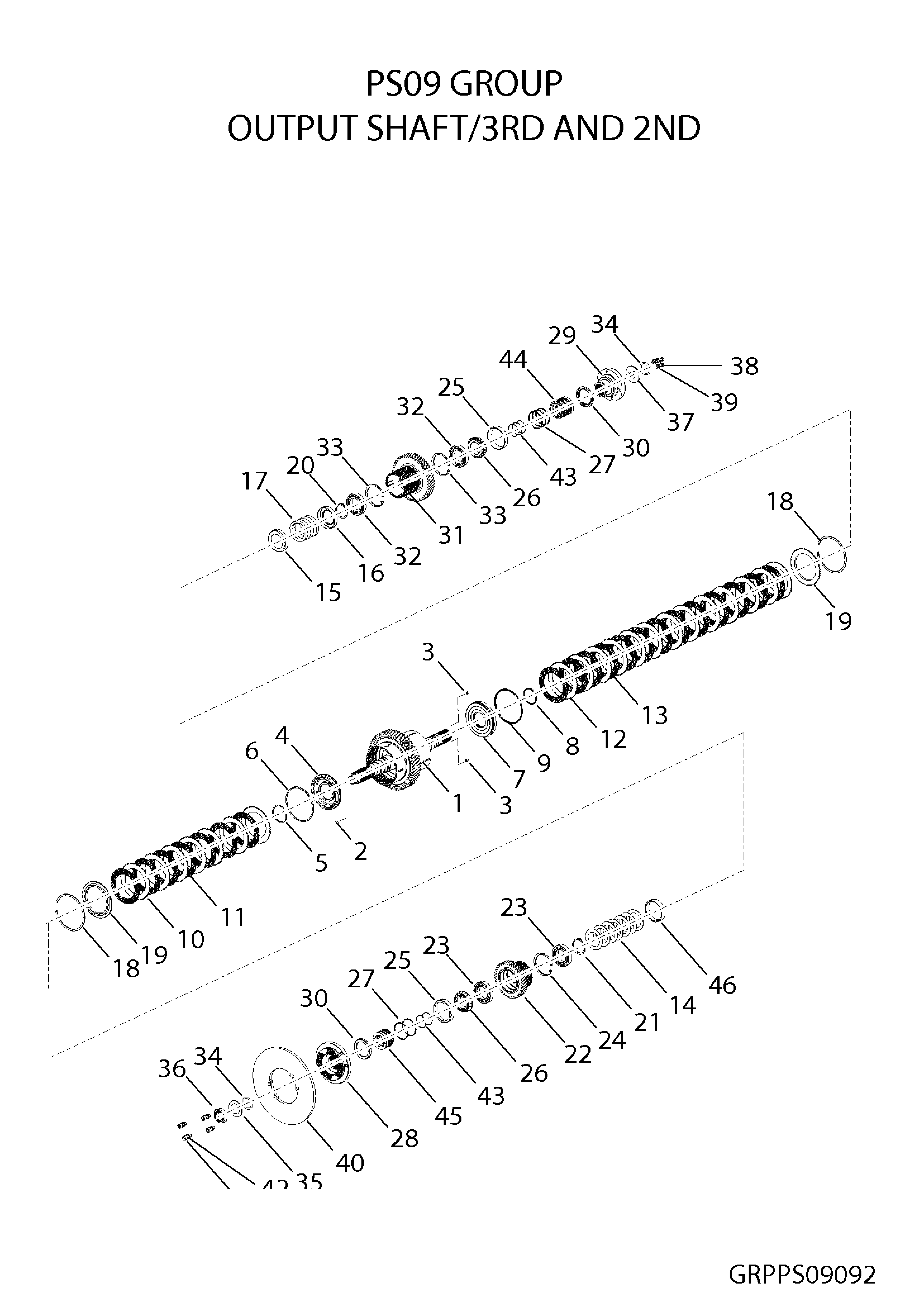 drawing for HOIST LIFT TRUCKS M04522 - OIL SEAL (figure 3)