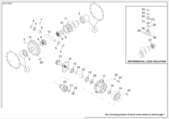 drawing for ATLAS WEYHAUSEN 2902481 - FLANGE (figure 5)