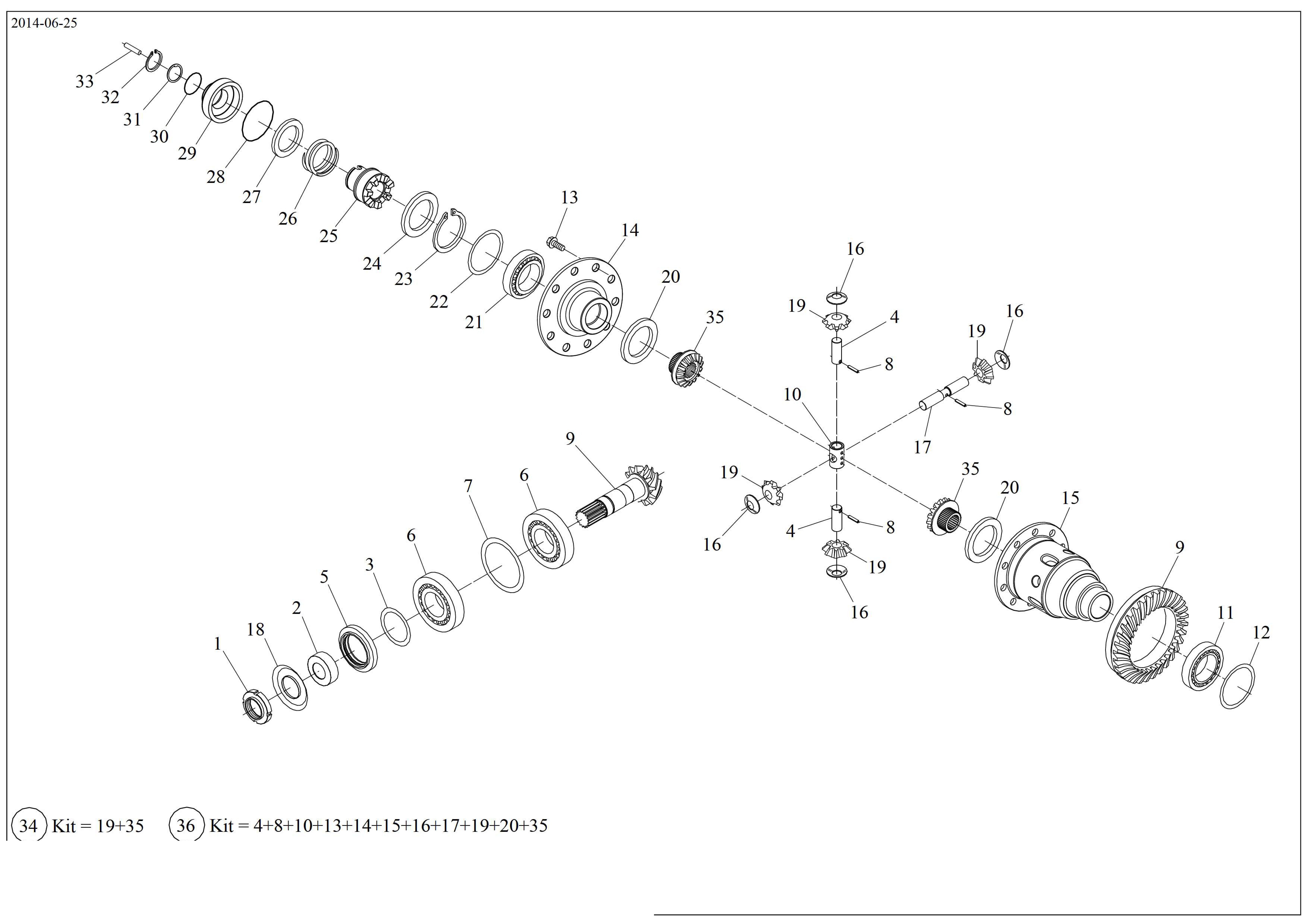 drawing for MASSEY FERGUSON 001051611 - SEAL - O-RING (figure 2)