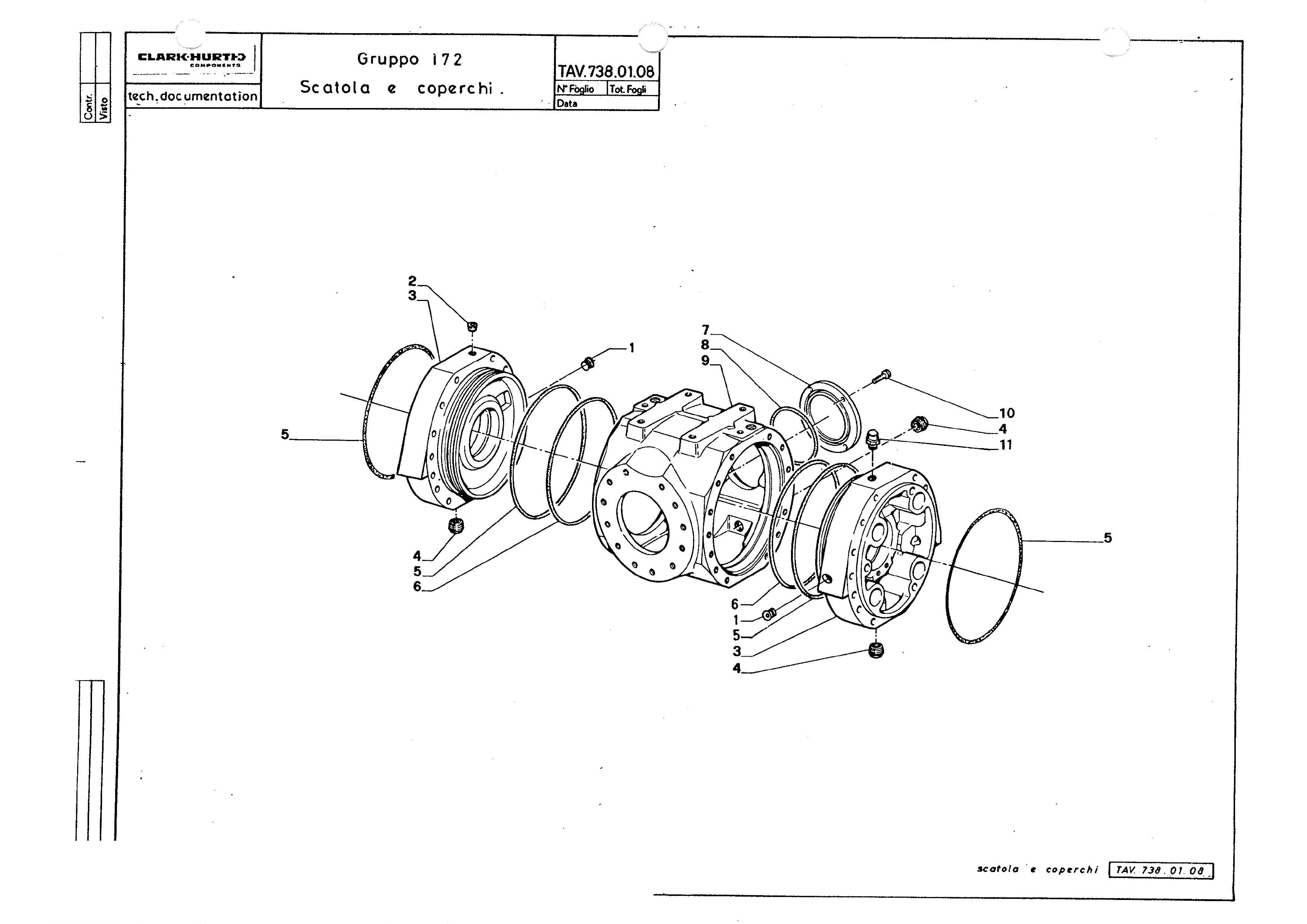 drawing for CATERPILLAR 015424-1-9 - HOUSING (figure 3)