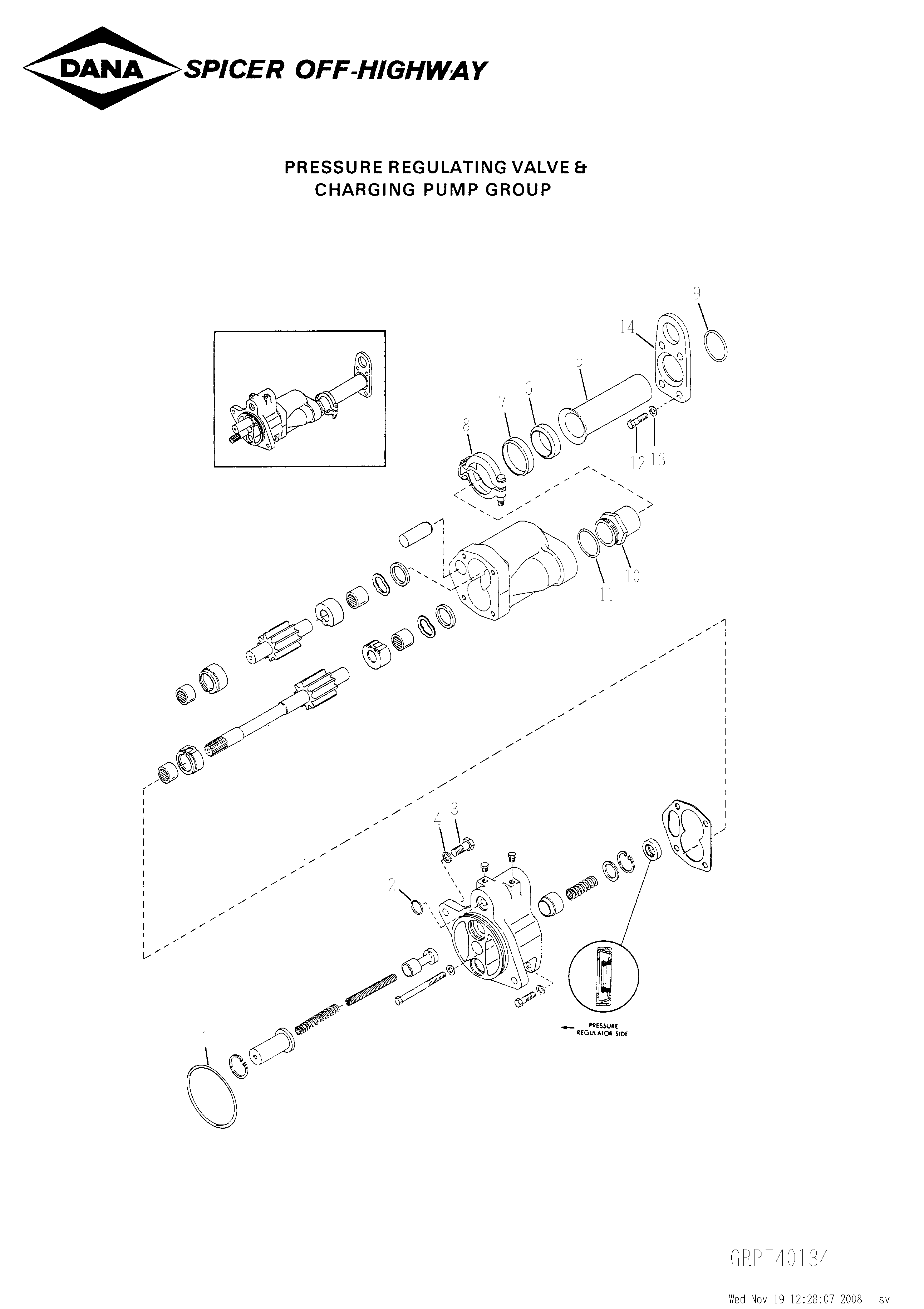 drawing for KAMAG 61800138 - FLANGE (figure 3)