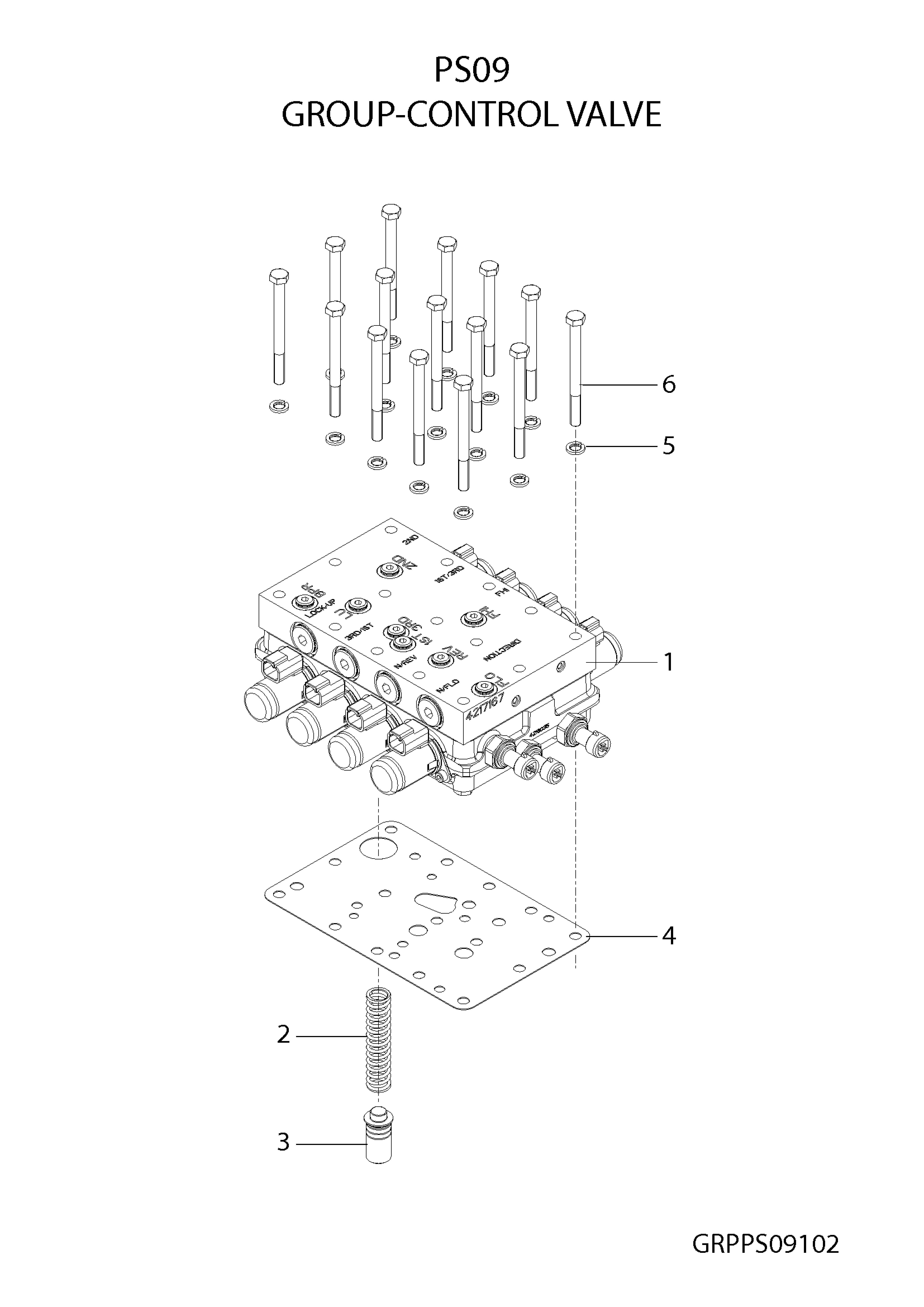 drawing for DOOSAN 1CM895 - BOLT (figure 1)