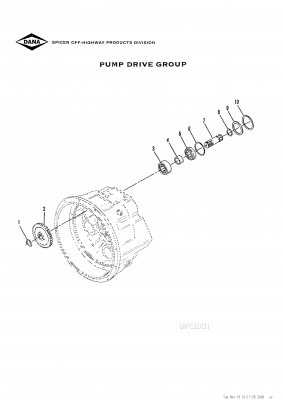 drawing for TELEDYNE SPECIALITY EQUIPMENT 1004542 - BEARING (figure 1)