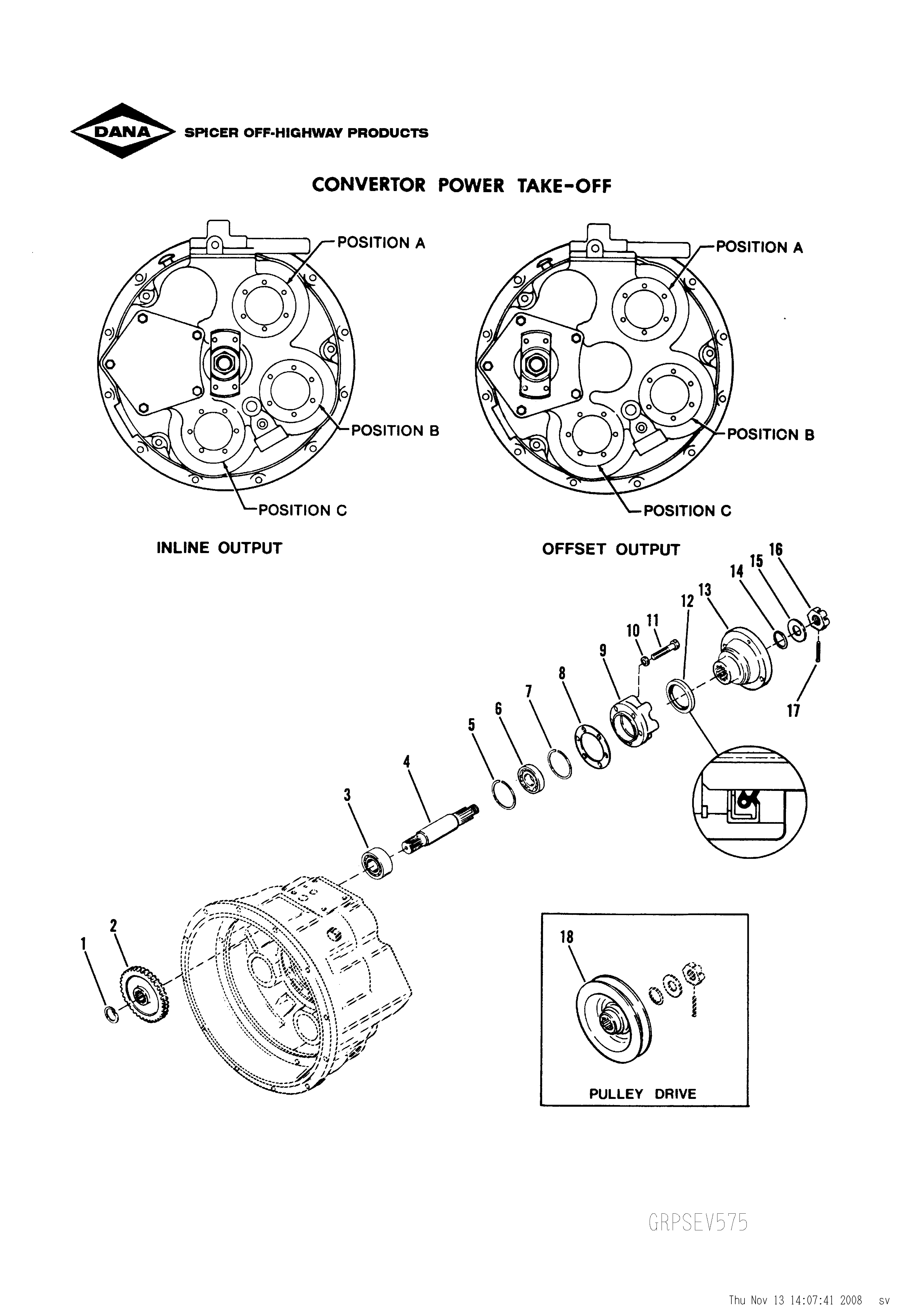 drawing for O & K 20391500 - GEAR (figure 2)