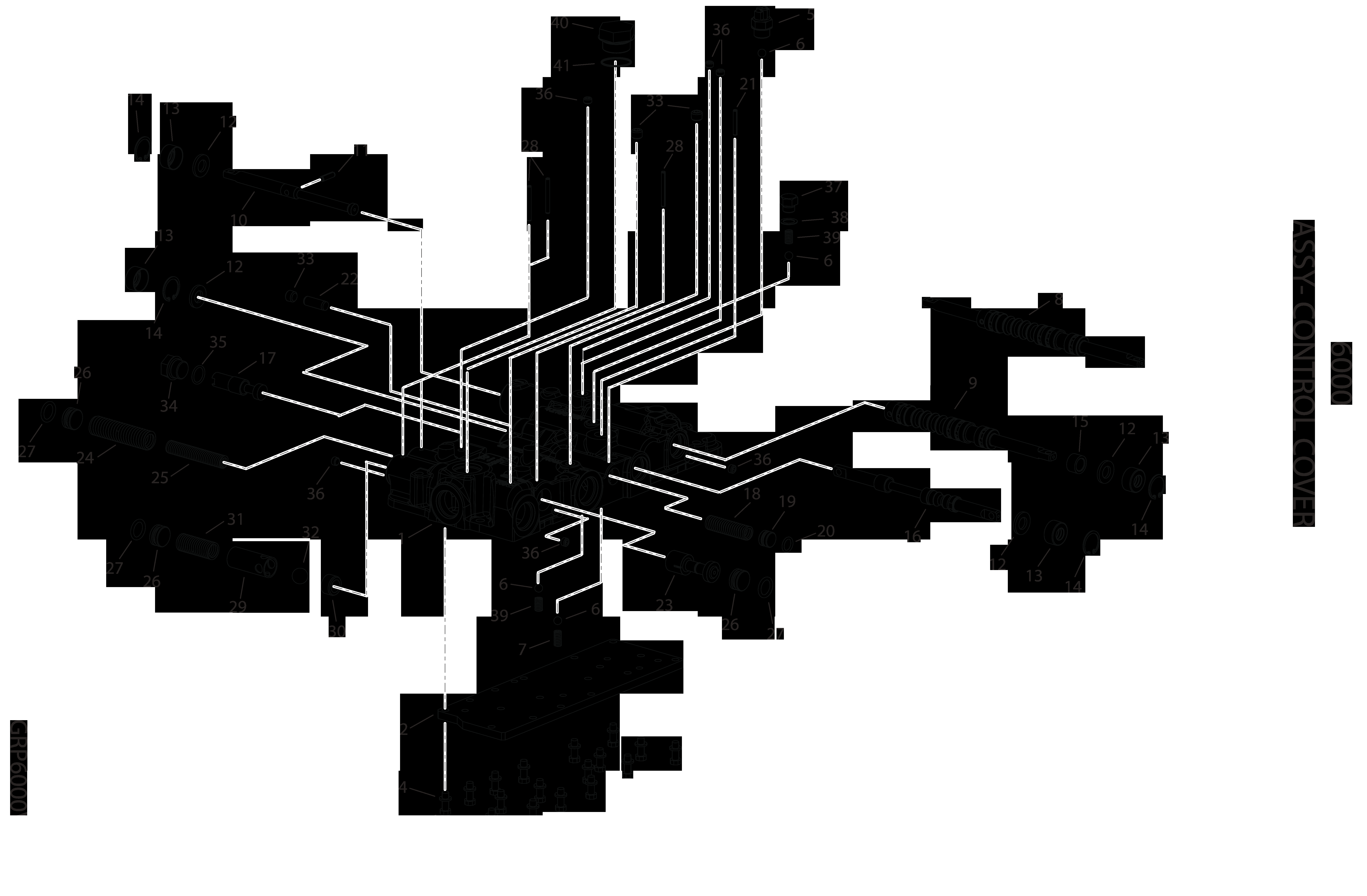 drawing for Hyundai Construction Equipment YBAA-01193 - SPOOL (figure 2)