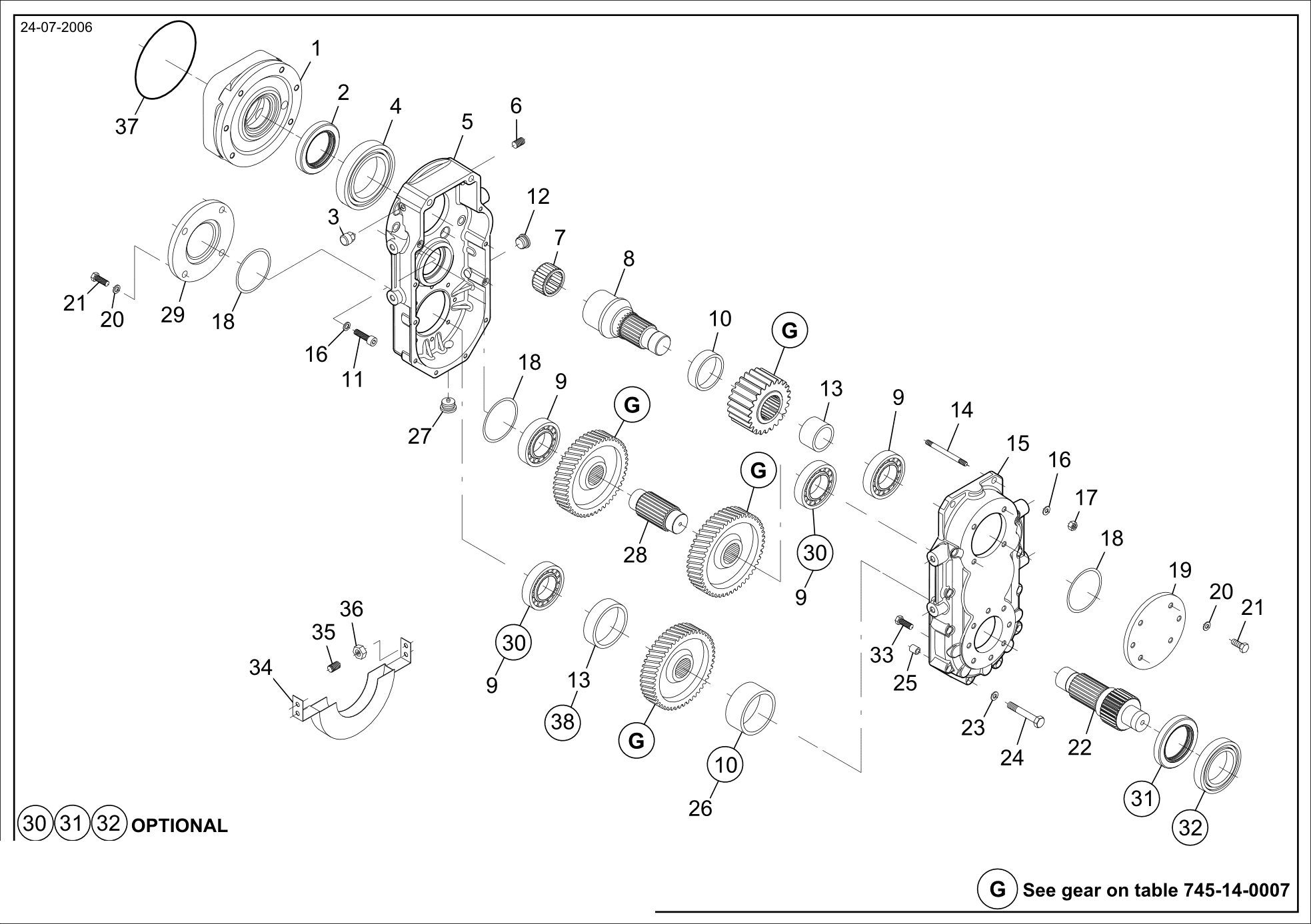 drawing for CORTECO 12011201B - SEAL (figure 1)