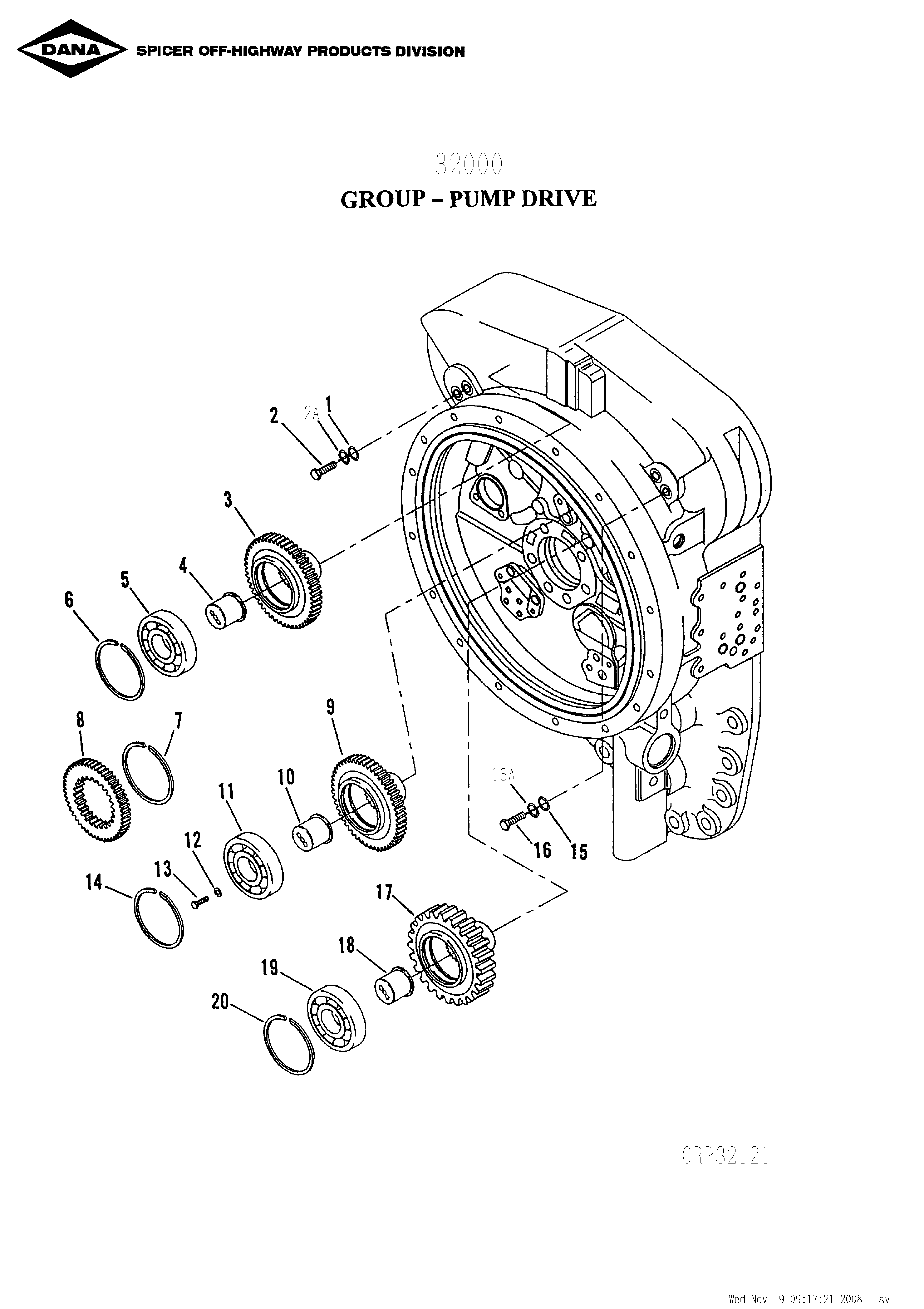 drawing for NACCO GROUP 0330530 - SUPPORT (figure 2)