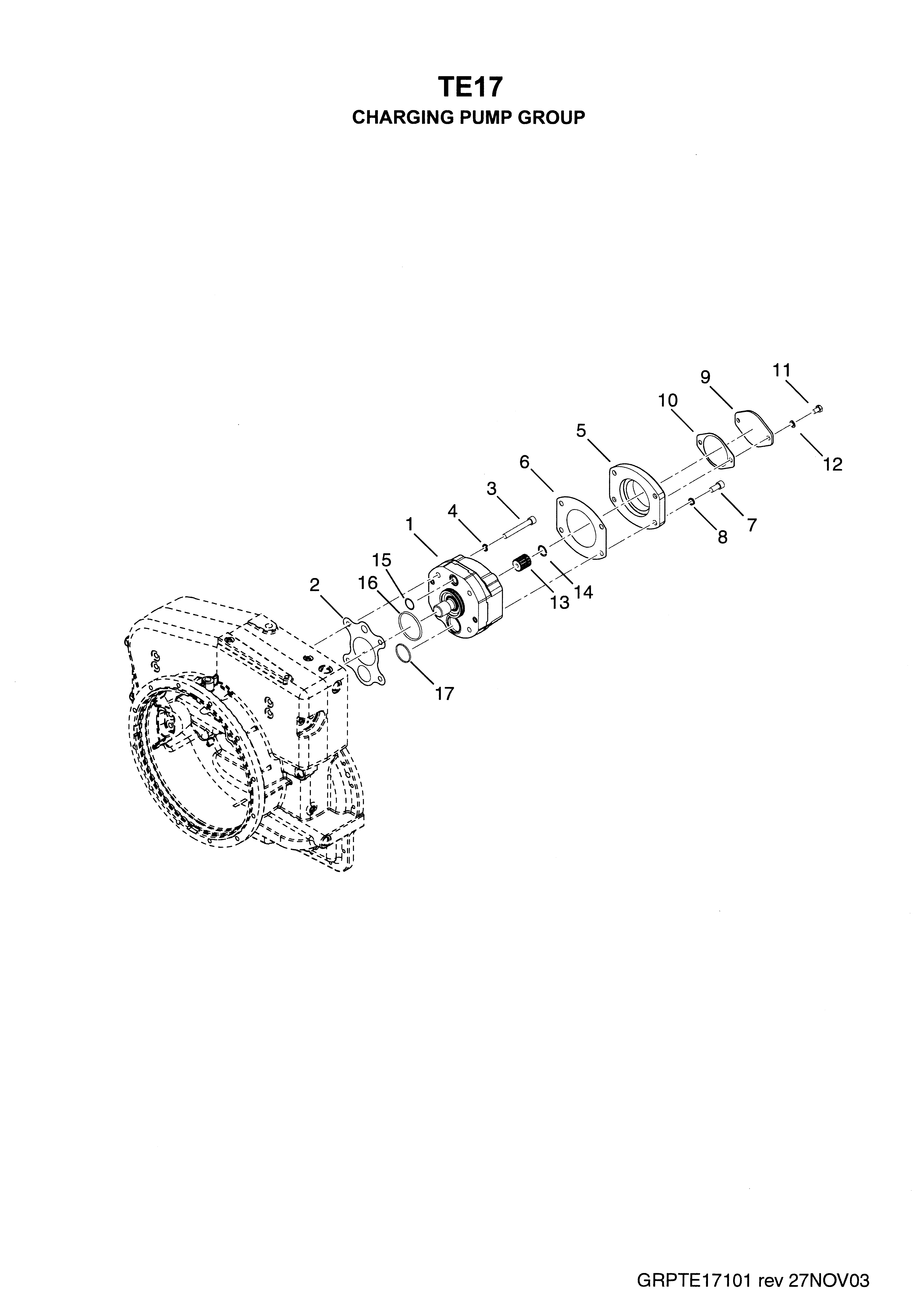 drawing for DOOSAN ZGAQ-02905 - BOLT (figure 1)