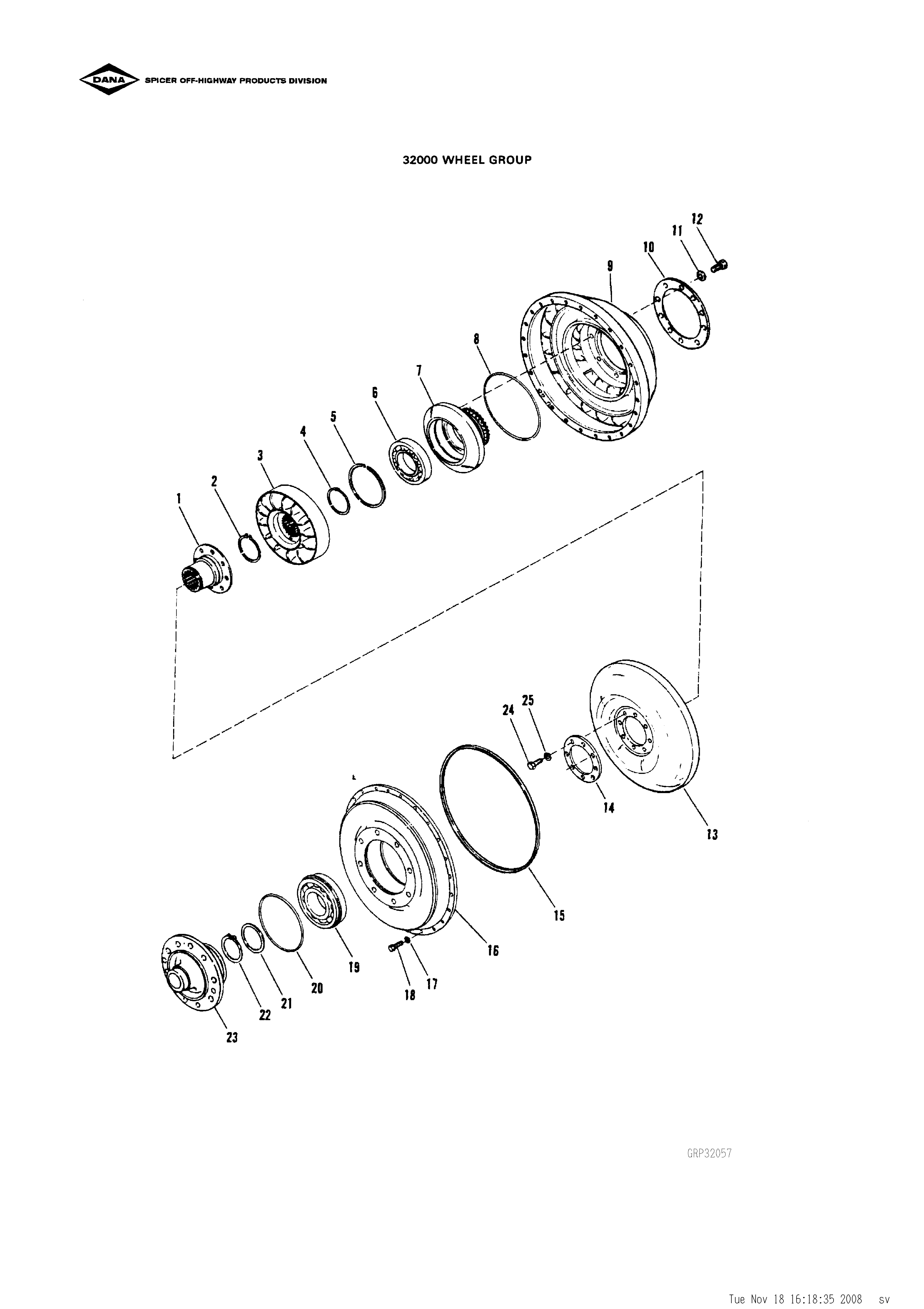 drawing for HOIST LIFT TRUCKS M016351-13 - O RING (figure 4)
