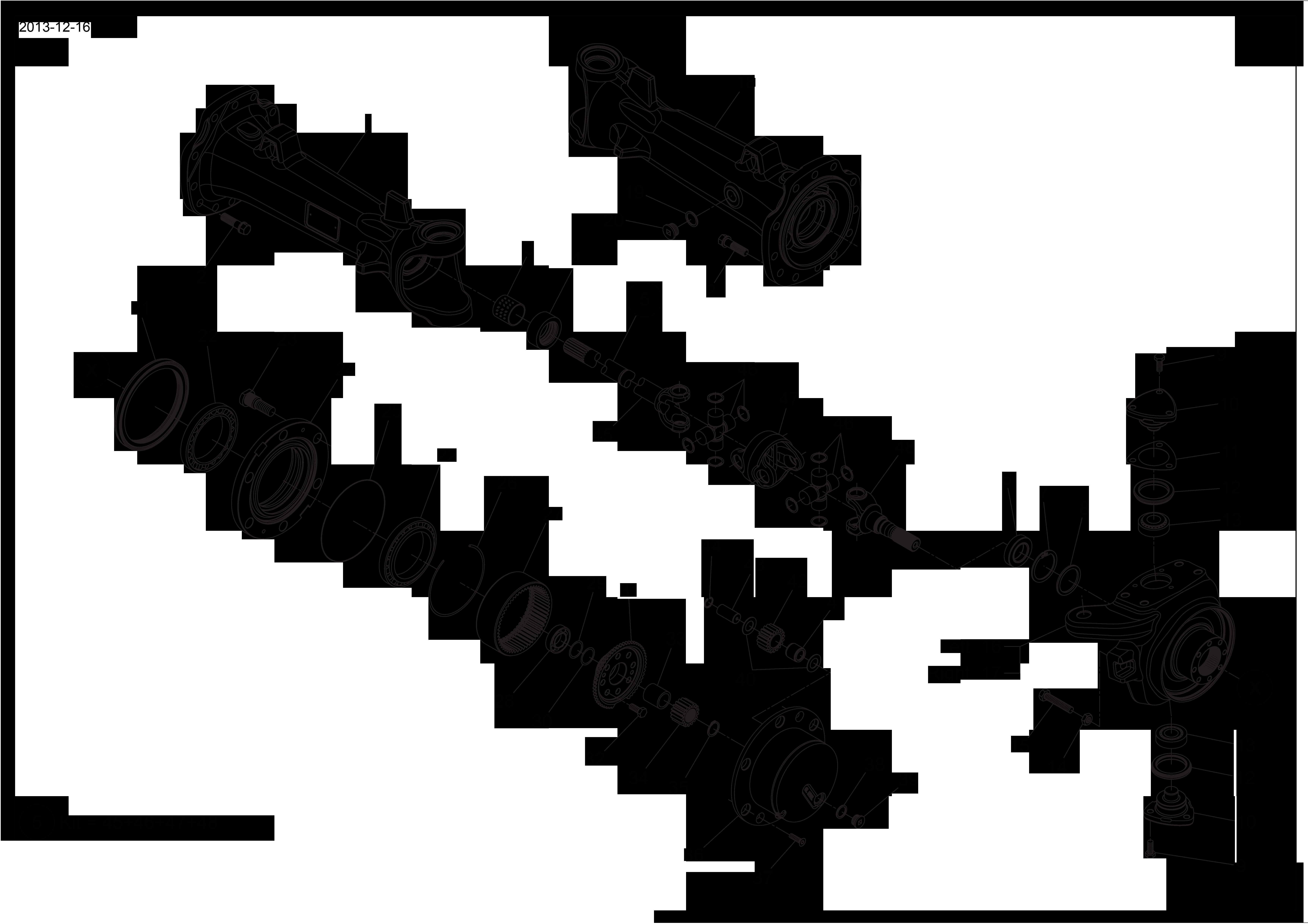 drawing for AGCO X497825101000 - BOLT (figure 5)