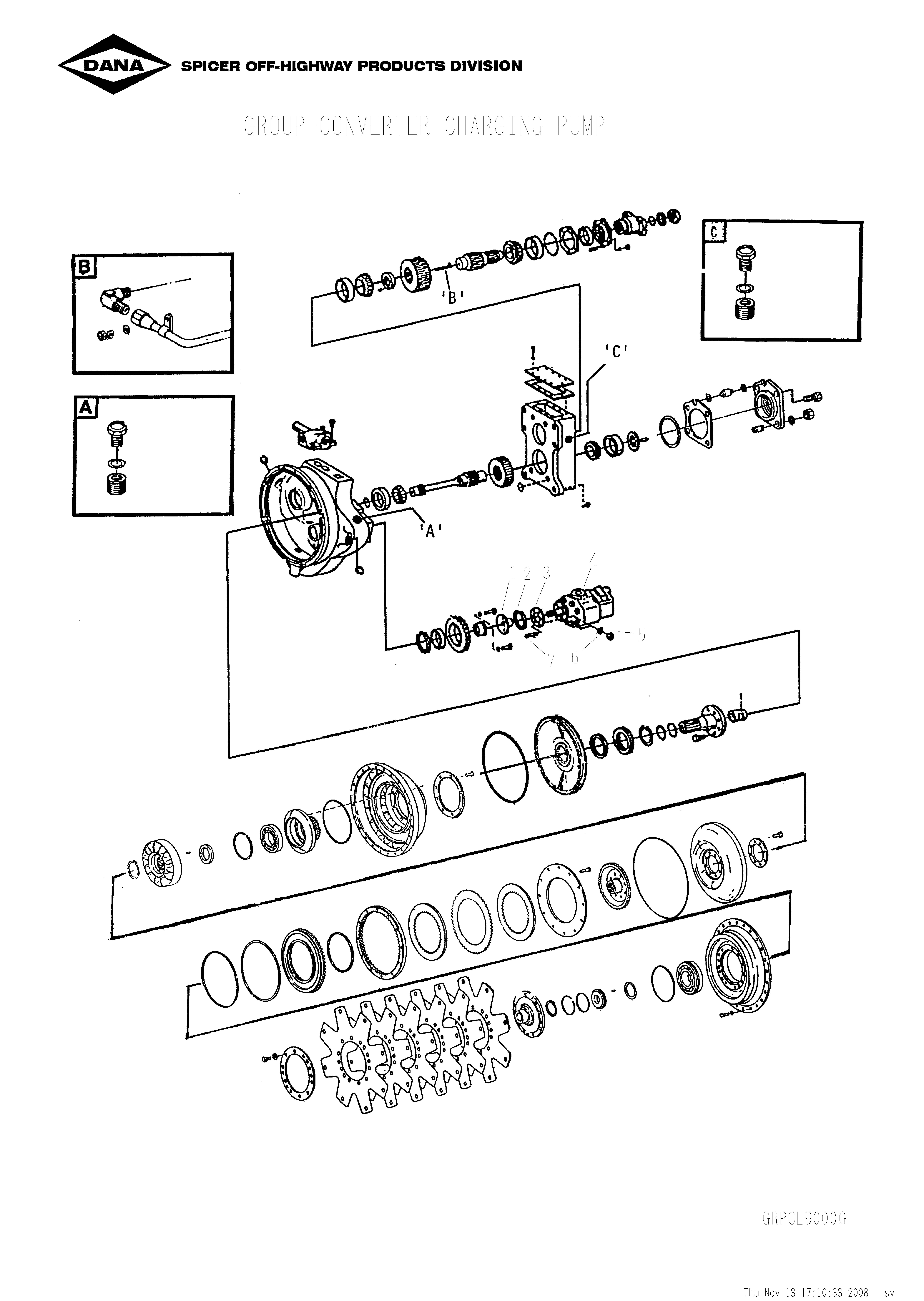 drawing for PLASSER 157-660 - PUMP (figure 2)