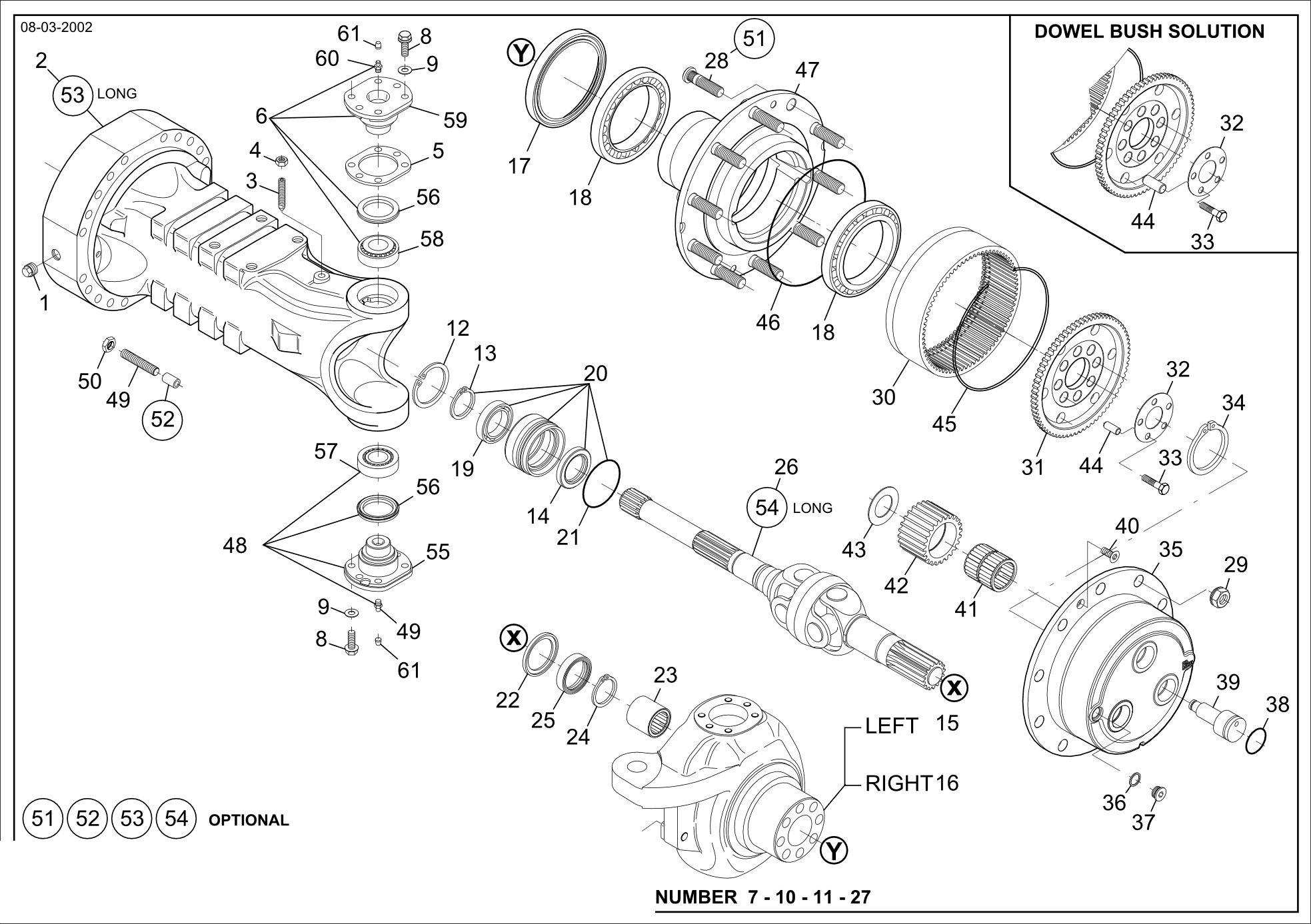 drawing for CNH NEW HOLLAND 71486323 - JOINT (figure 1)