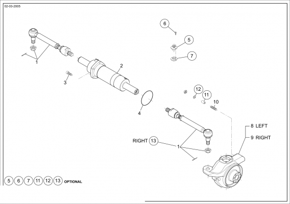 drawing for CNH NEW HOLLAND 71487061 - CYLINDER (figure 2)