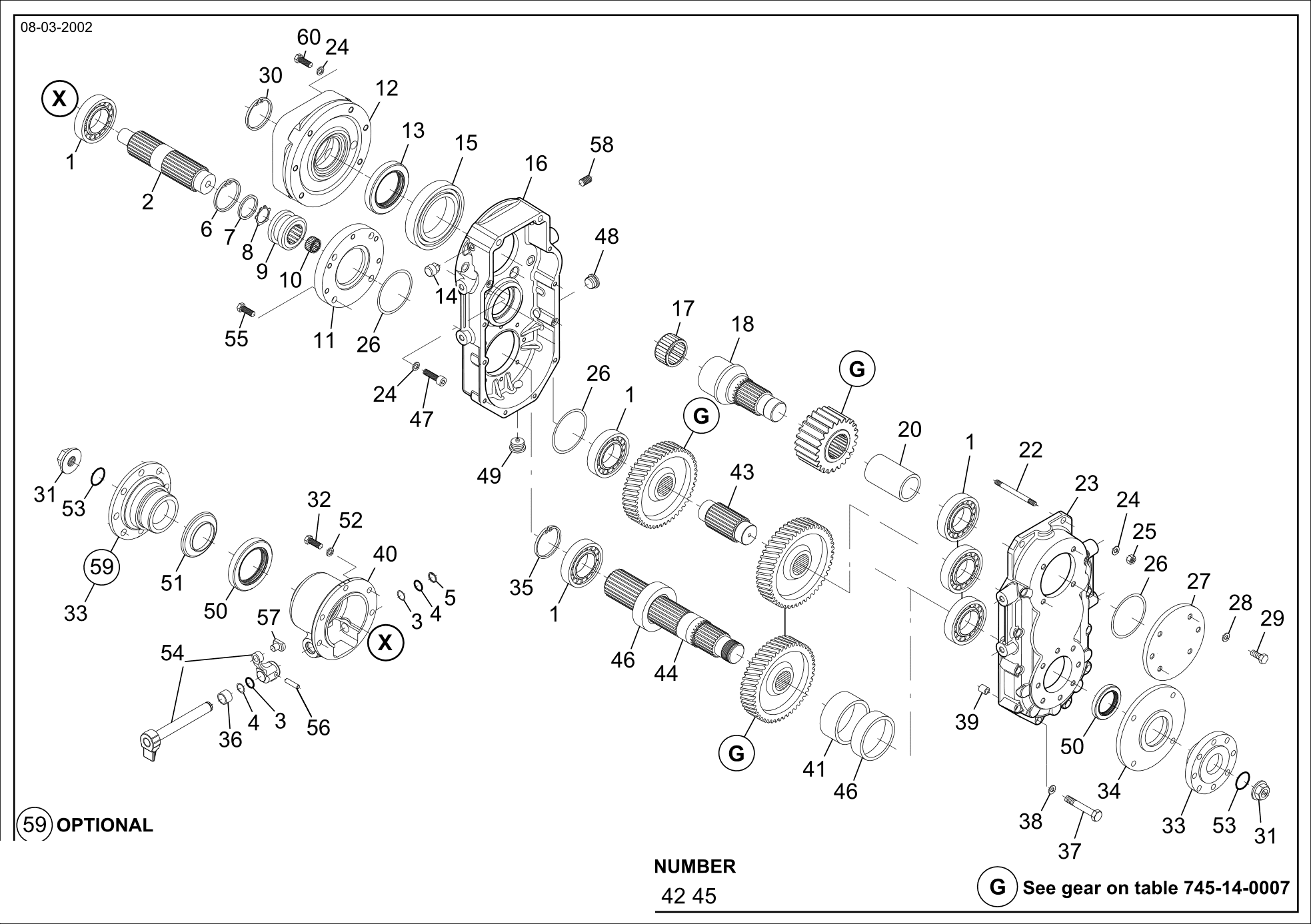 drawing for NOBLE LIFT TRUCKS 7T1612 - LEVER (figure 1)