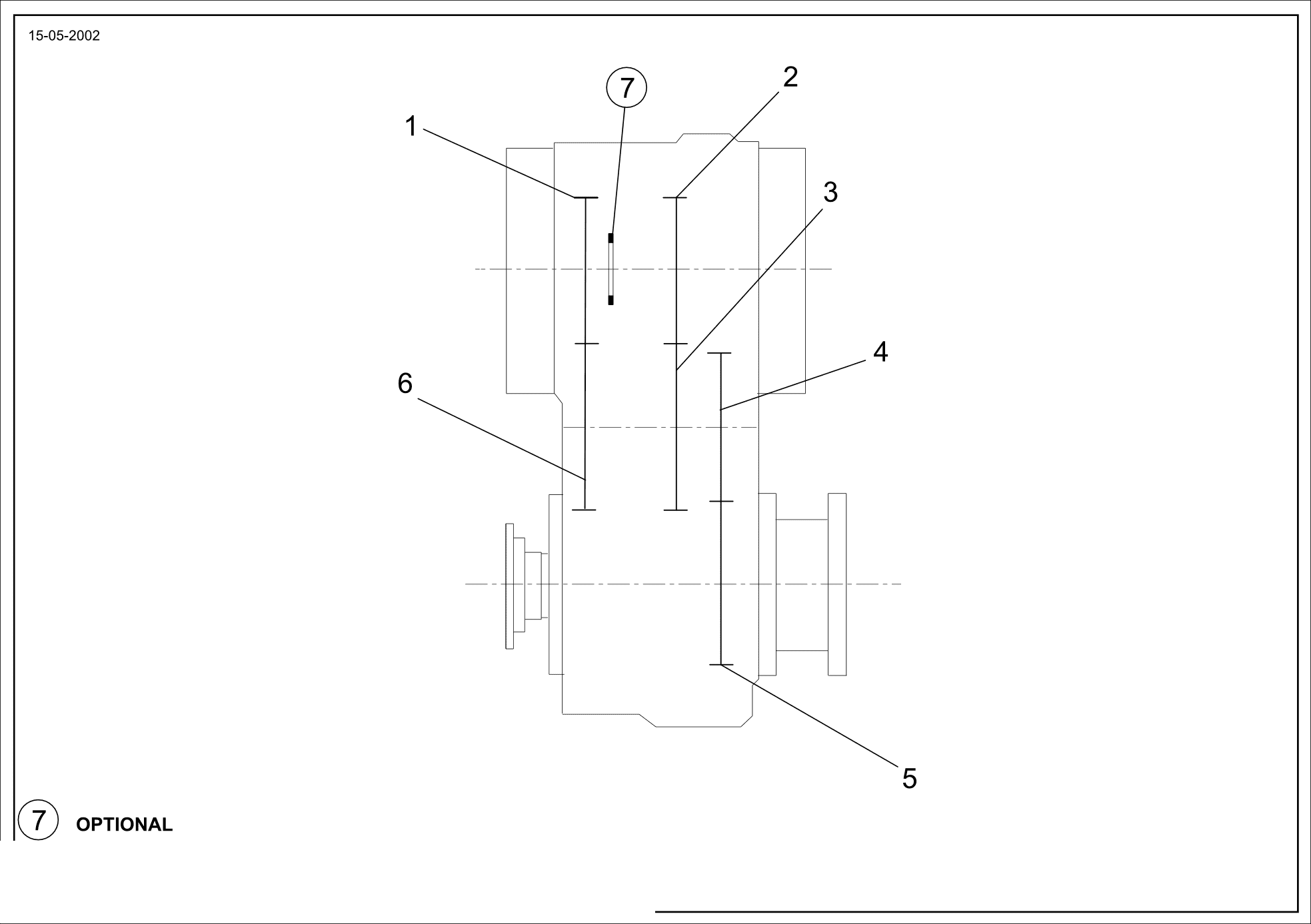 drawing for AEBI SCHMIDT GMBH 1223537-9 - SHAFT (figure 1)