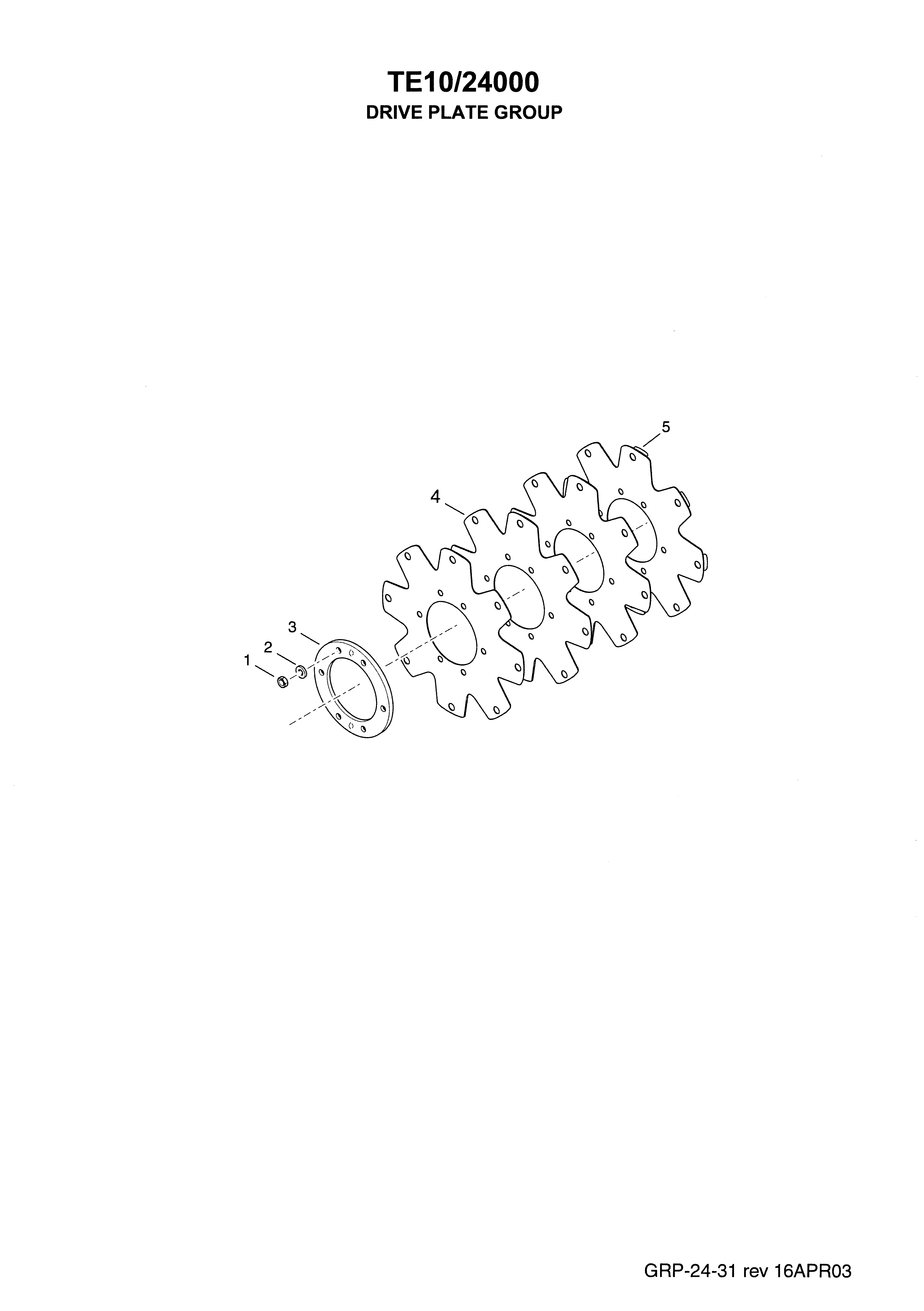 drawing for CNH NEW HOLLAND 87691747 - DRIVE PLATE (figure 3)