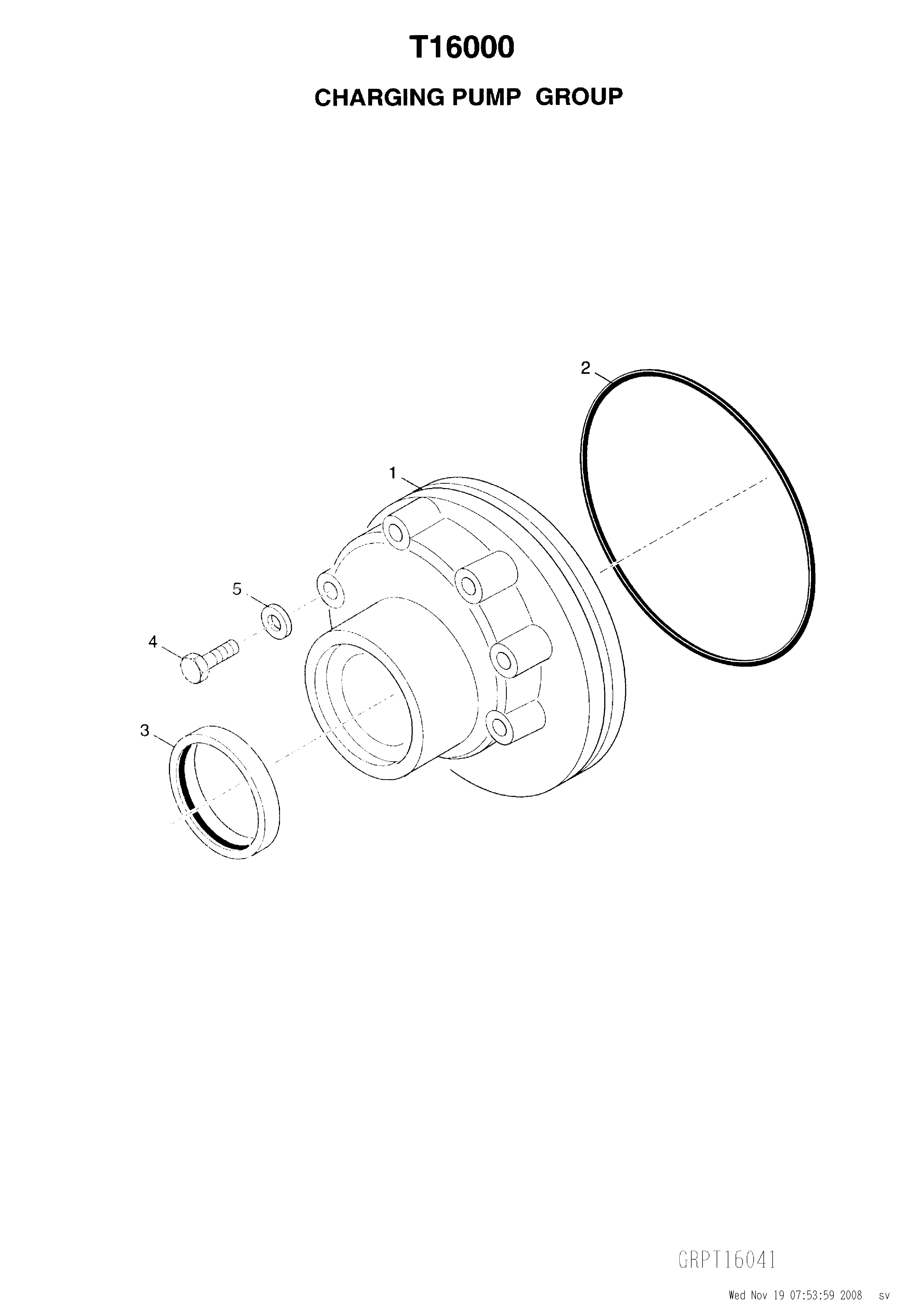 drawing for CNH NEW HOLLAND 9969043 - WASHER (figure 5)