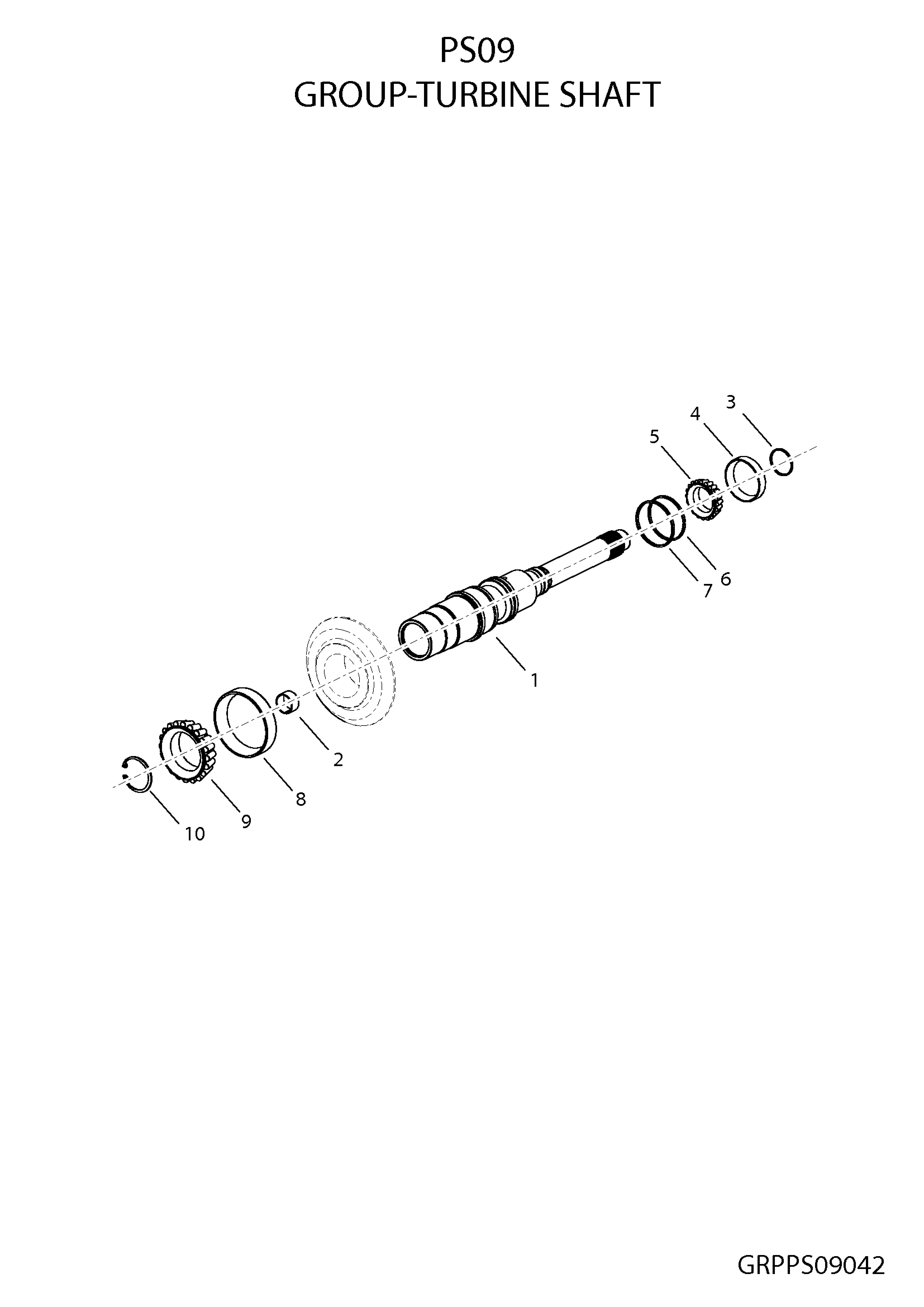 drawing for CNH NEW HOLLAND 9969012 - SNAP RING (figure 1)