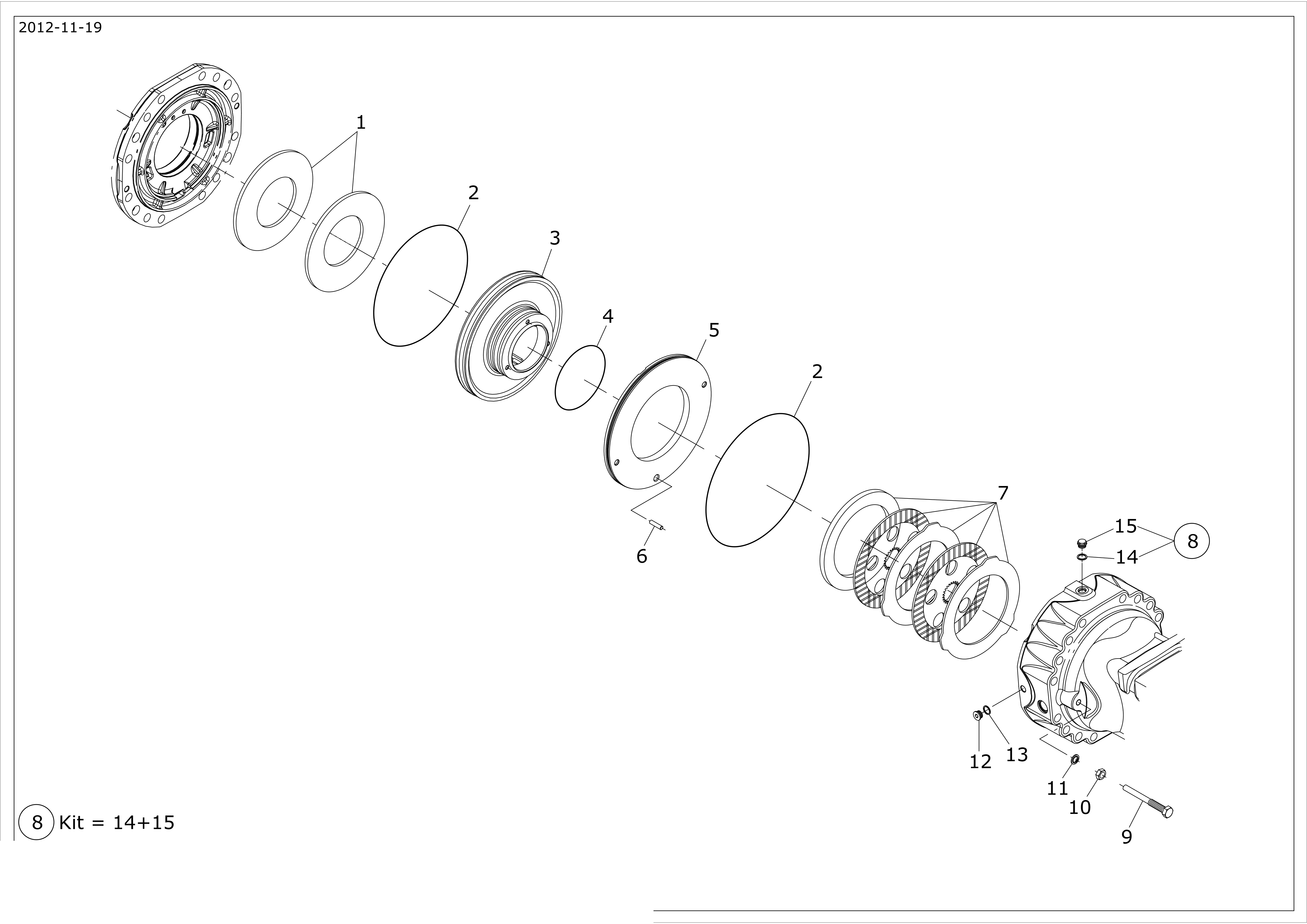 drawing for MANITOU 105105 - SEAL - O-RING (figure 3)