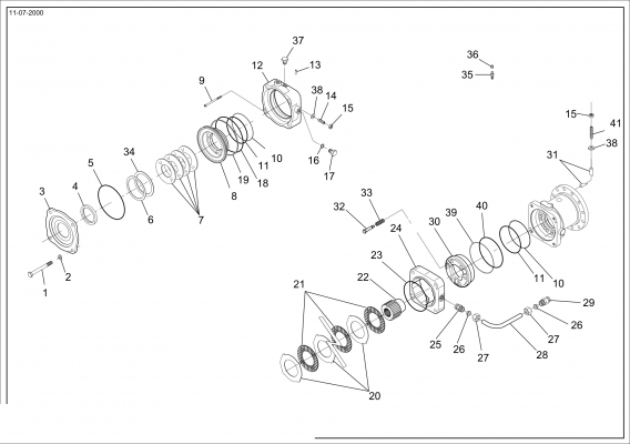 drawing for CNH NEW HOLLAND 71482542 - ADAPTOR (figure 2)