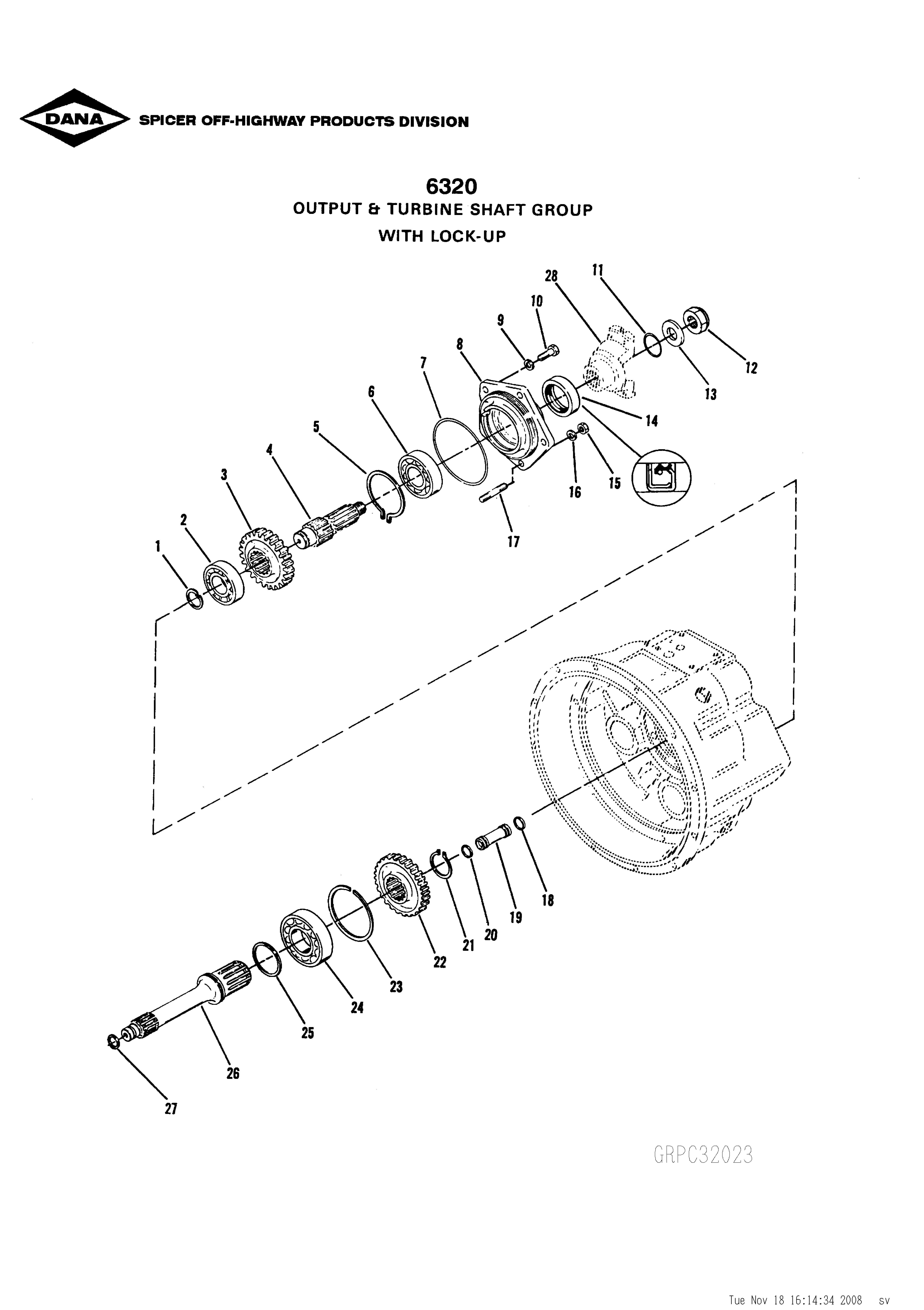 drawing for LINDE 0019246808 - BEARING (figure 2)