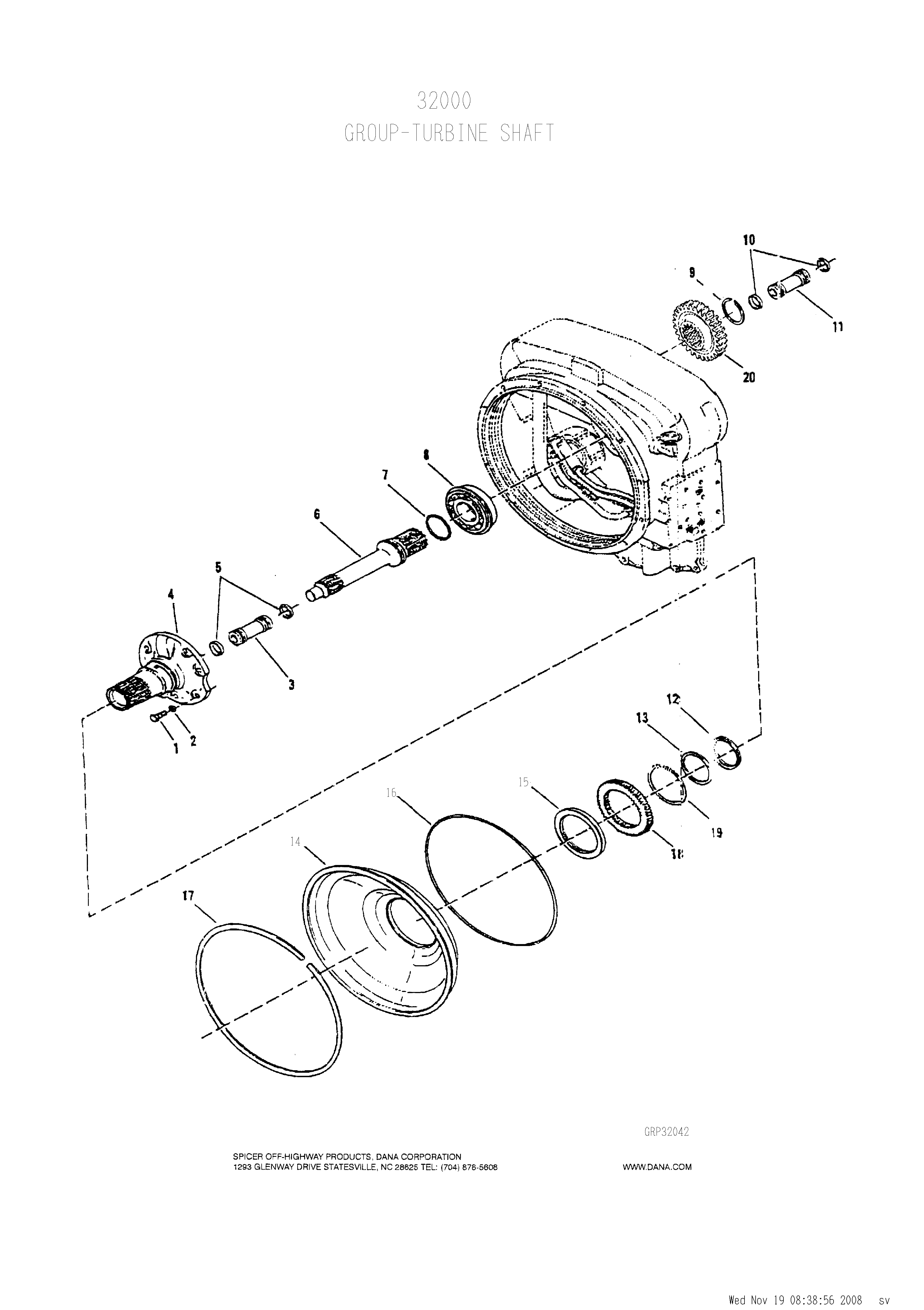 drawing for NACCO GROUP 0330546 - WIPER (figure 2)