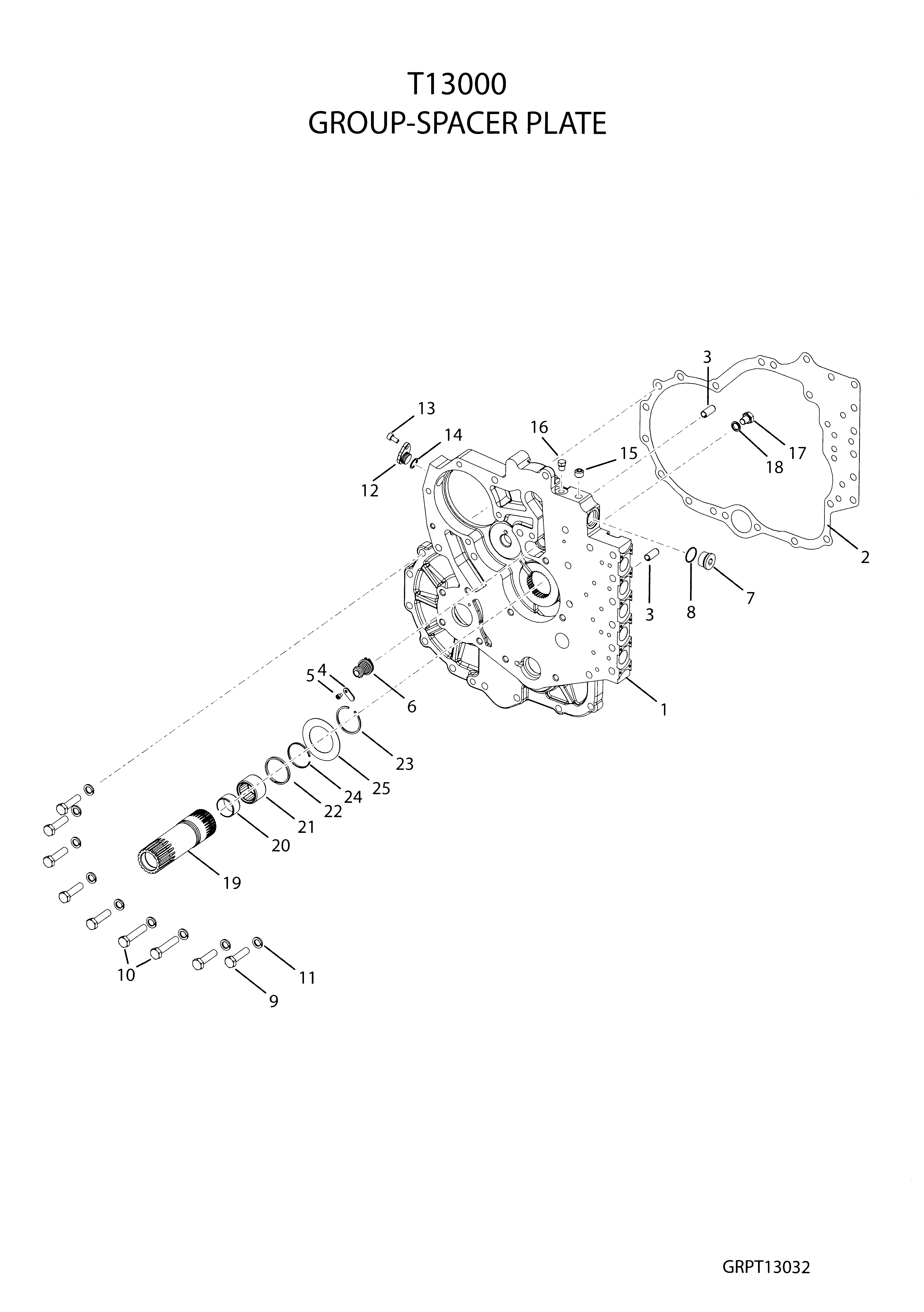 drawing for HOIST LIFT TRUCKS M04528 - SNAP RING (figure 2)