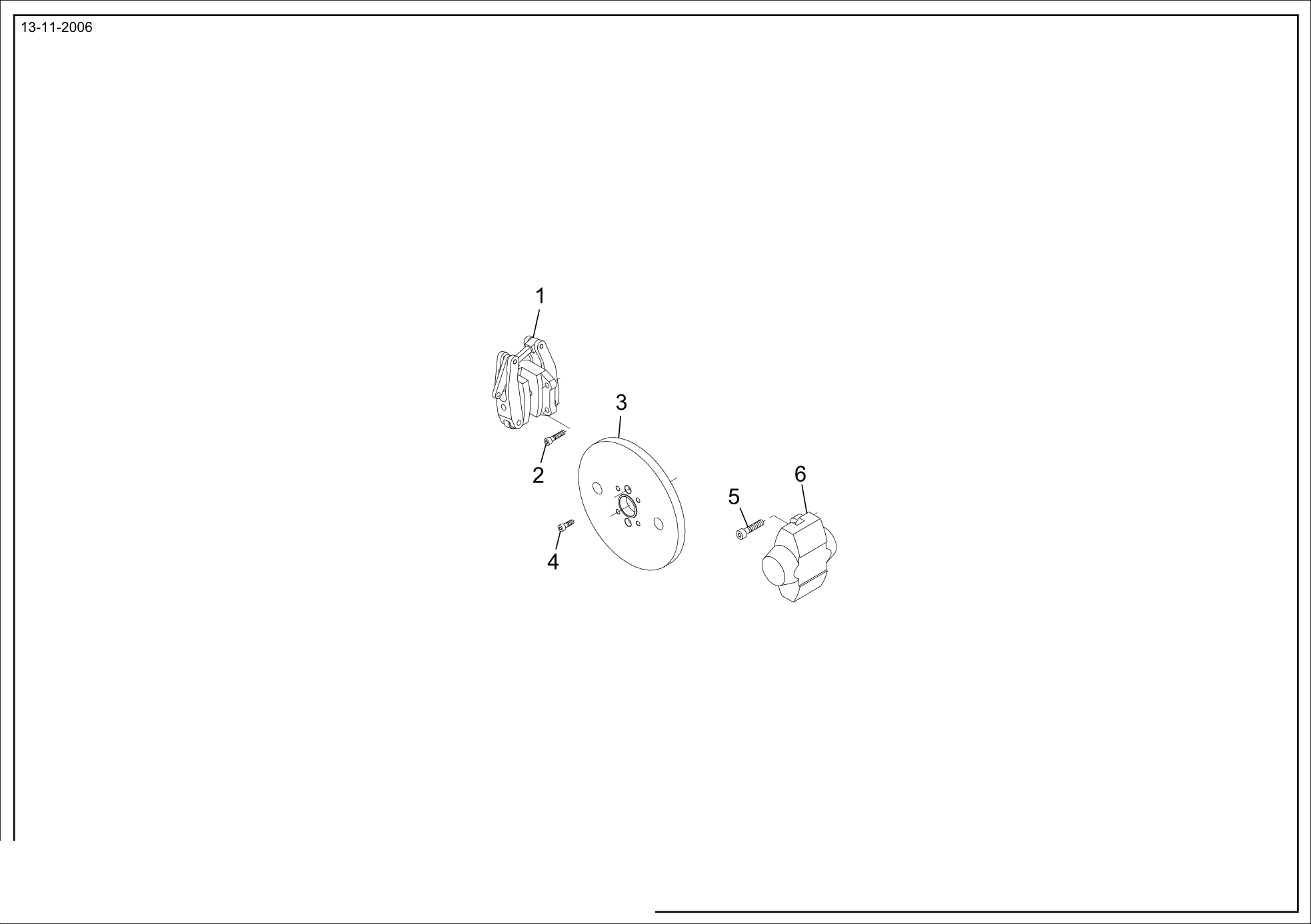 drawing for KRAMER 1000087800 - FIXED CALIPER (figure 1)