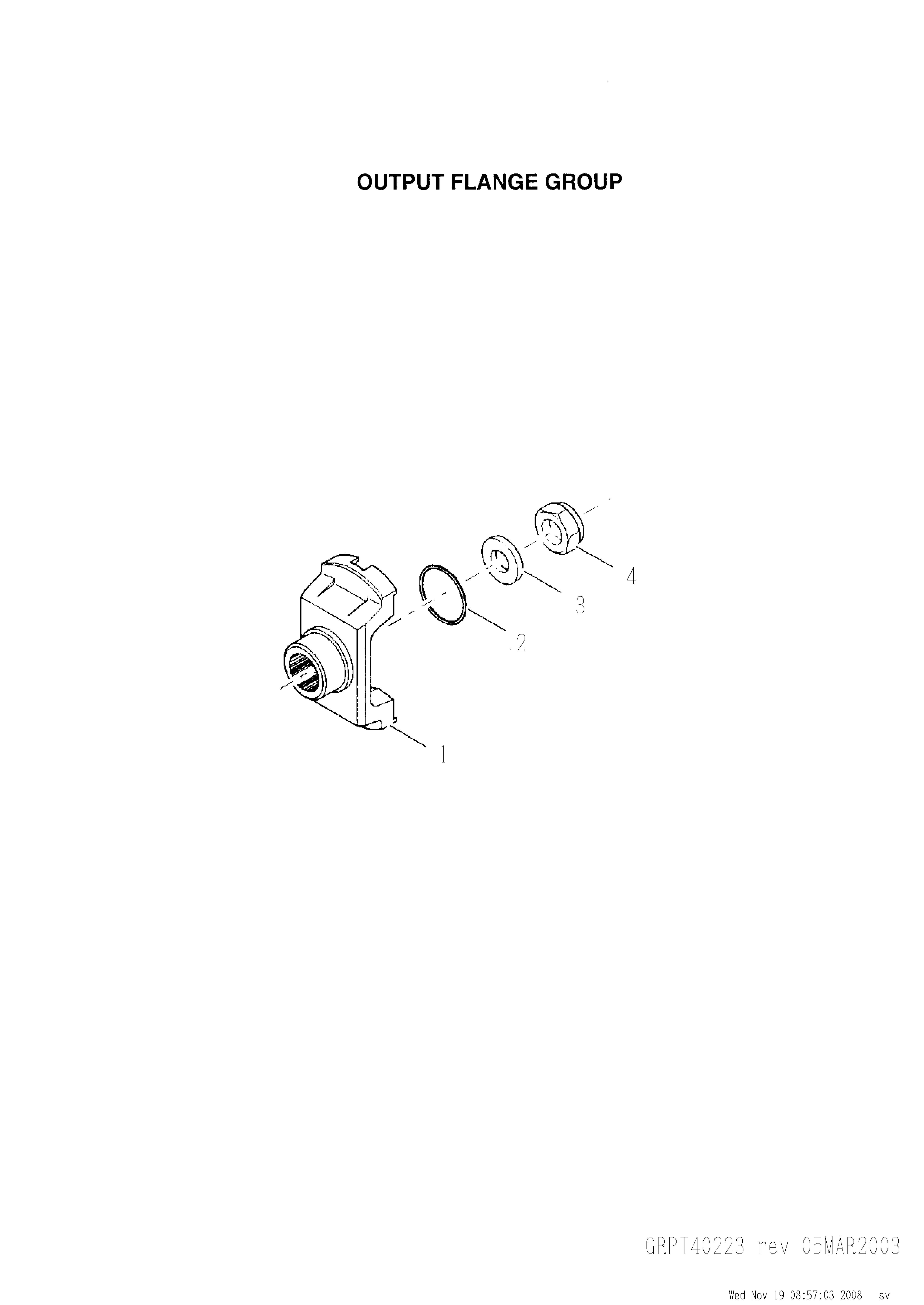 drawing for CNH NEW HOLLAND 8487432 - FLANGE (figure 1)