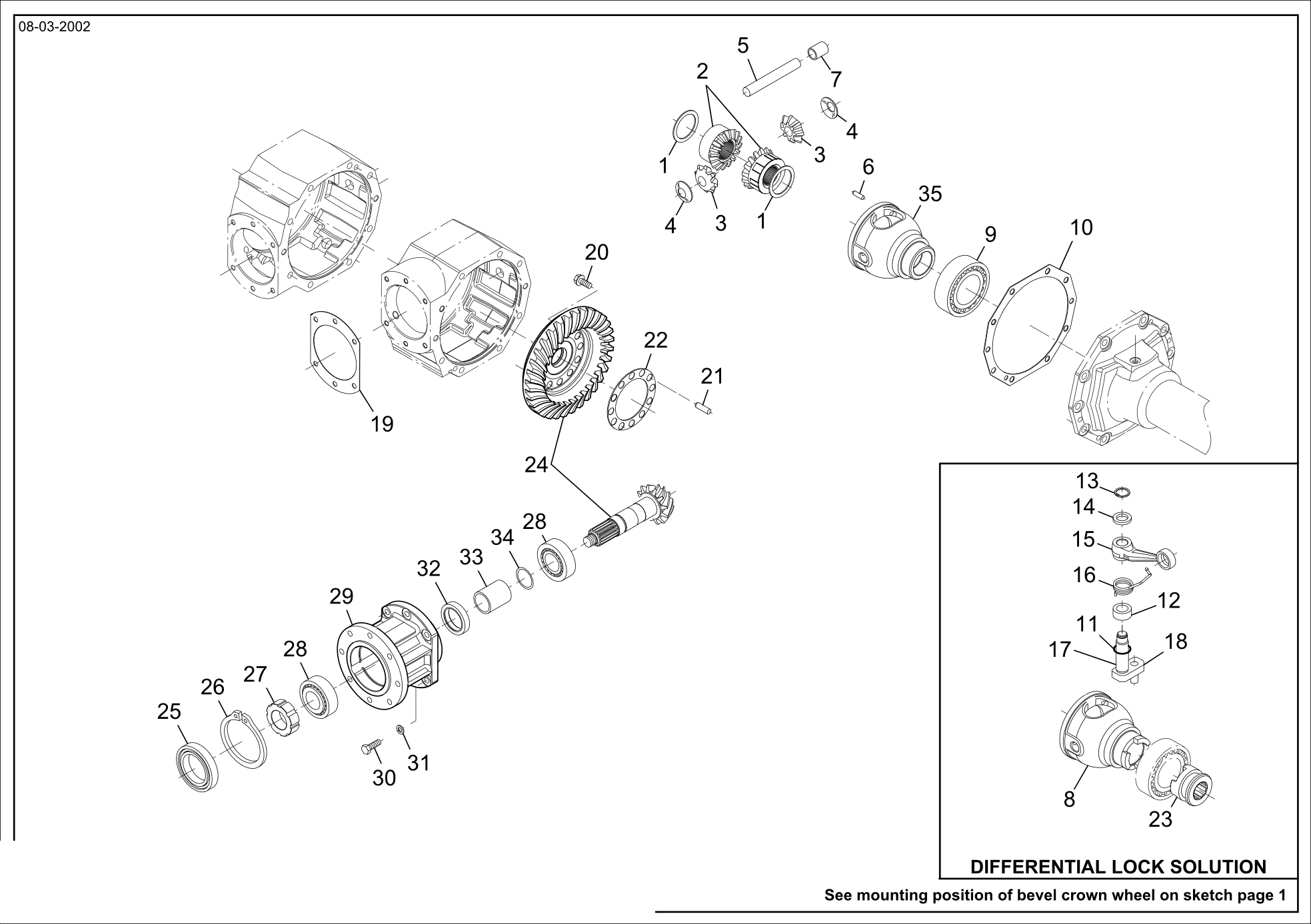 drawing for MANITOU 105100 - INTERMEDIATE COVER (figure 5)