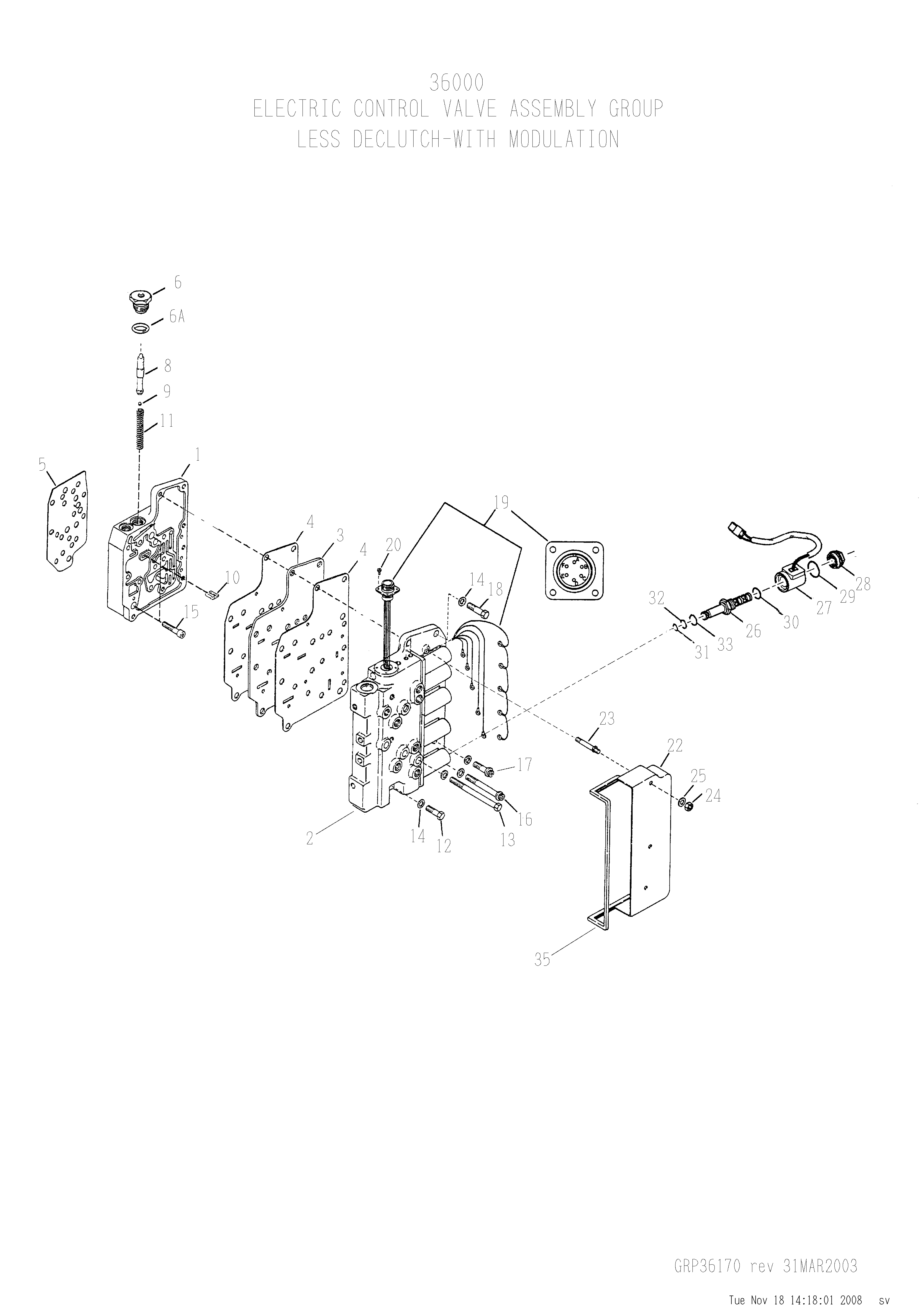 drawing for CNH NEW HOLLAND 71480643 - COIL 24V (figure 4)