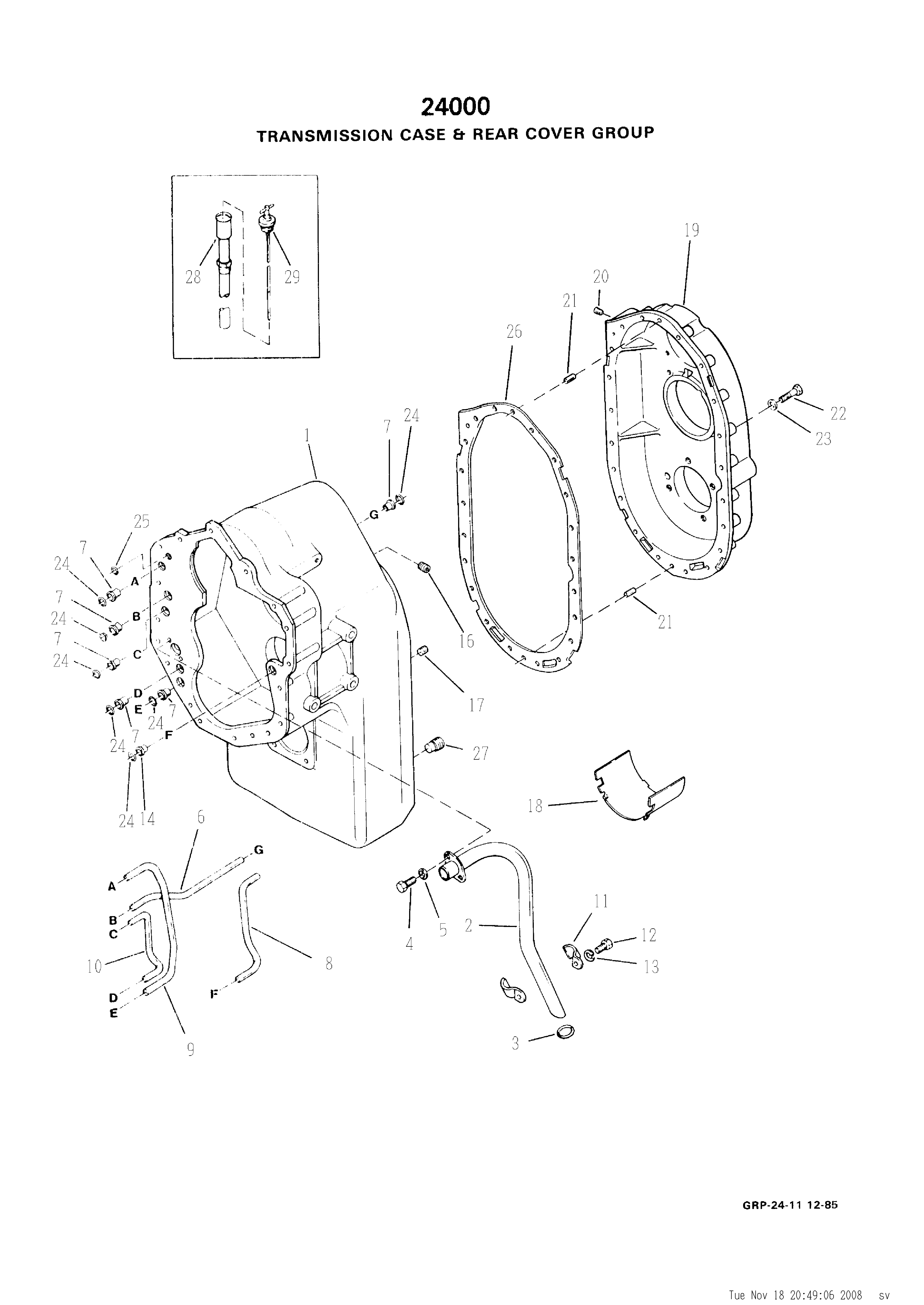 drawing for SWINGMASTER 8700141 - GASKET (figure 2)