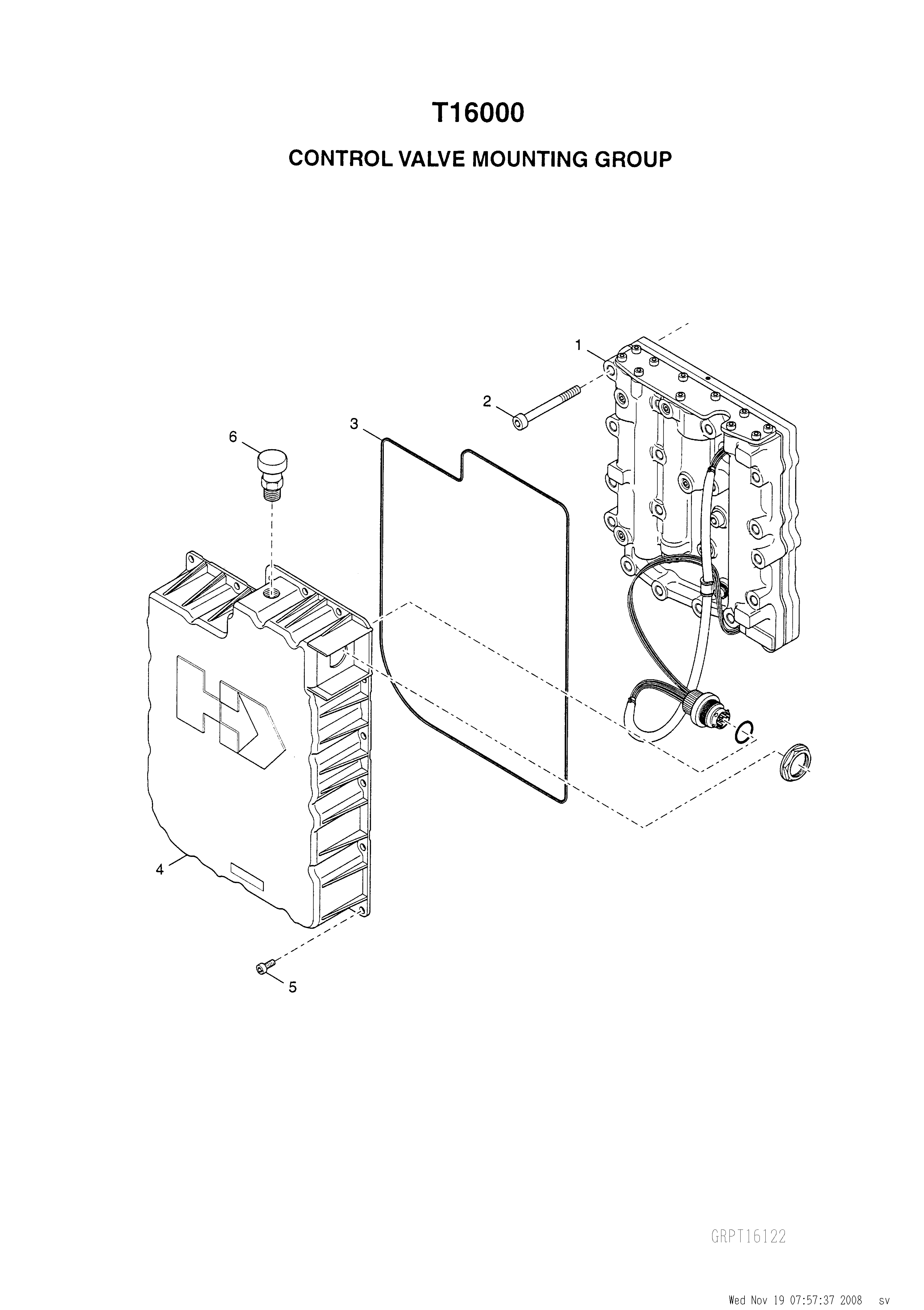 drawing for CNH NEW HOLLAND 85808369 - COVER (figure 1)