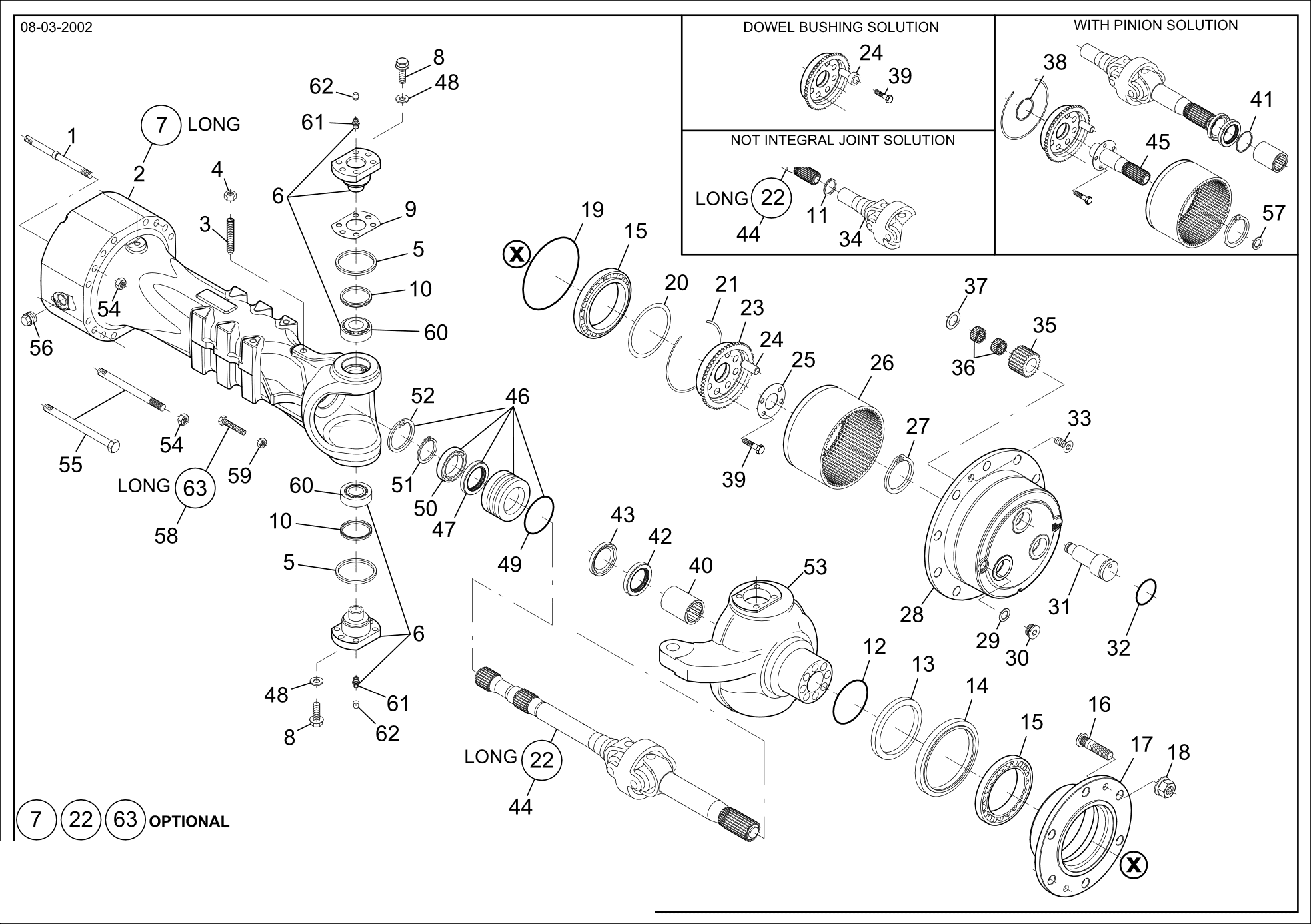 drawing for SHUTTLELIFT 1000895 - STEERING CASE (figure 2)