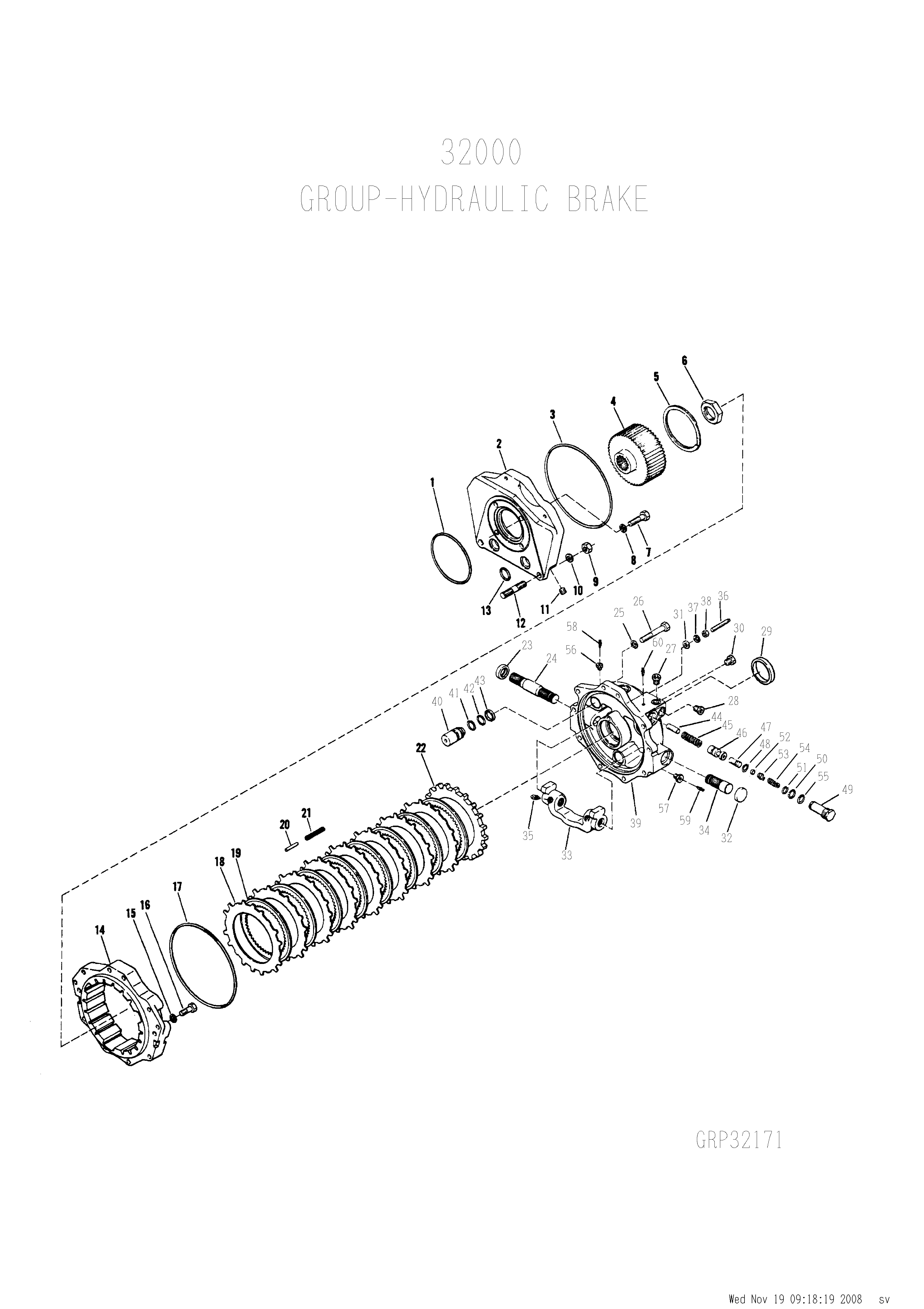 drawing for DANA 232778 - FRICTION PLATE (figure 3)