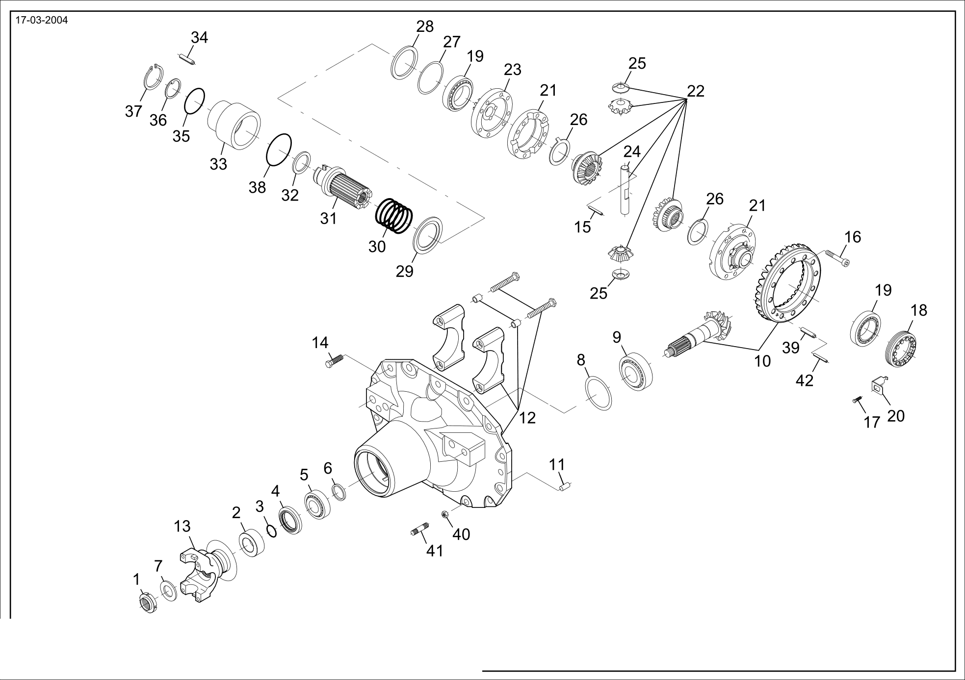 drawing for MASSEY FERGUSON 013013753 - SHIM (figure 1)