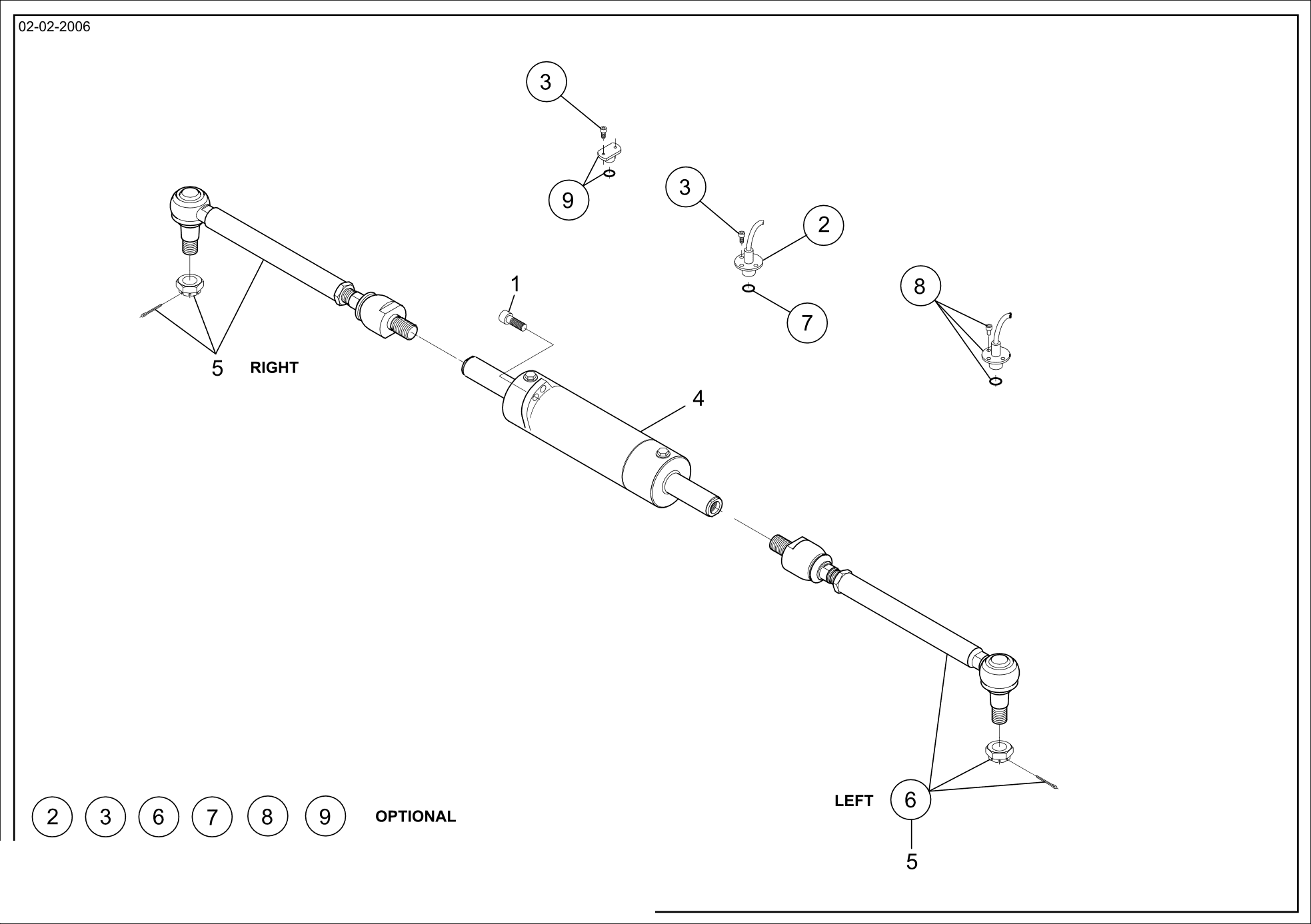 drawing for LINDE 07.0709.0001 - CYLINDER (figure 3)